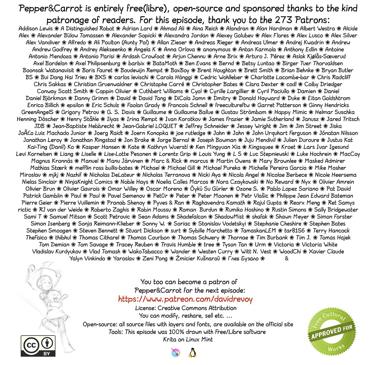 Pepper&Carrot episode 7 page 6 by David Revoy, CC BY 4.0