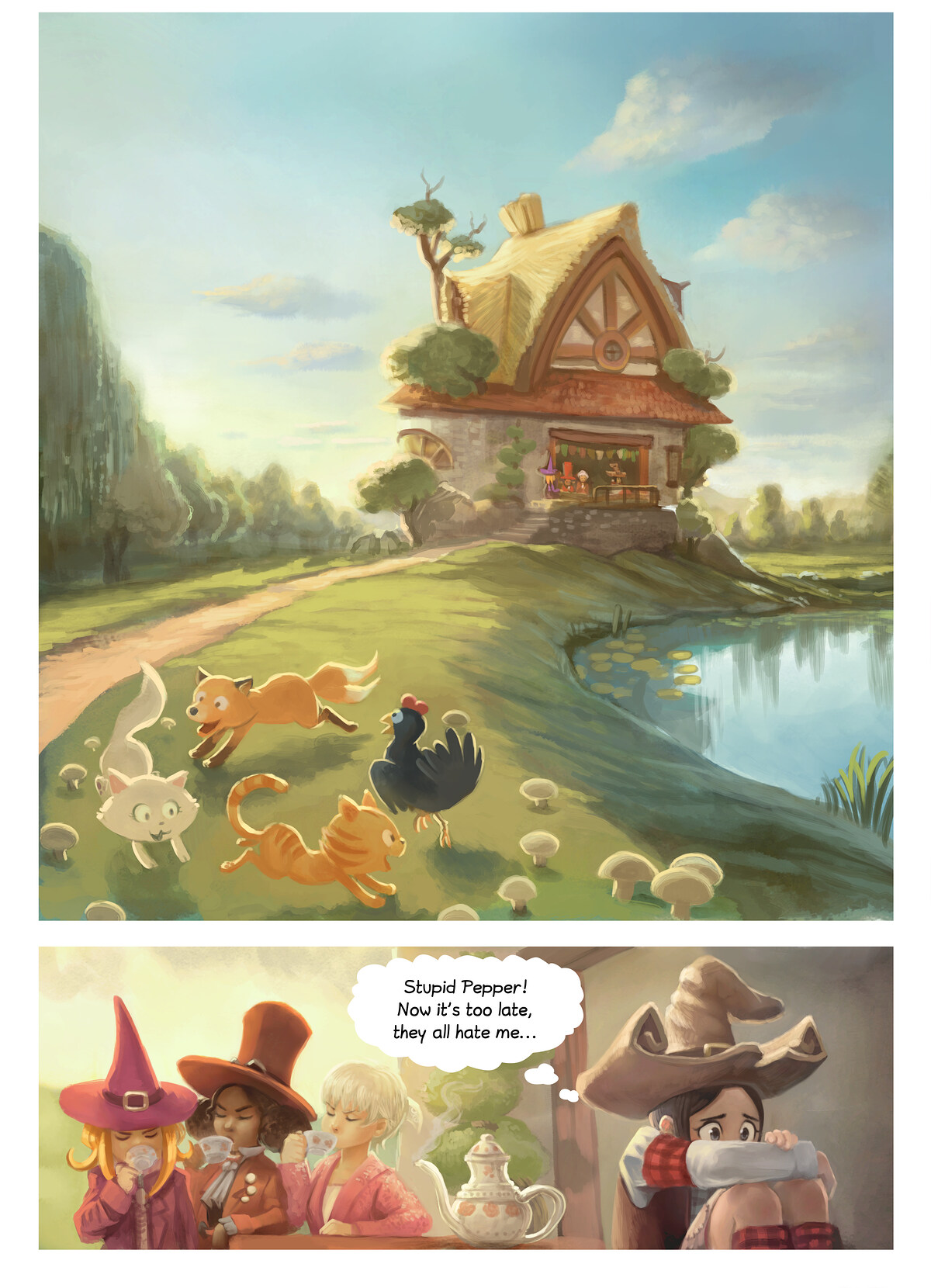 Pepper&Carrot episode 9 page 3 by David Revoy, CC BY 4.0