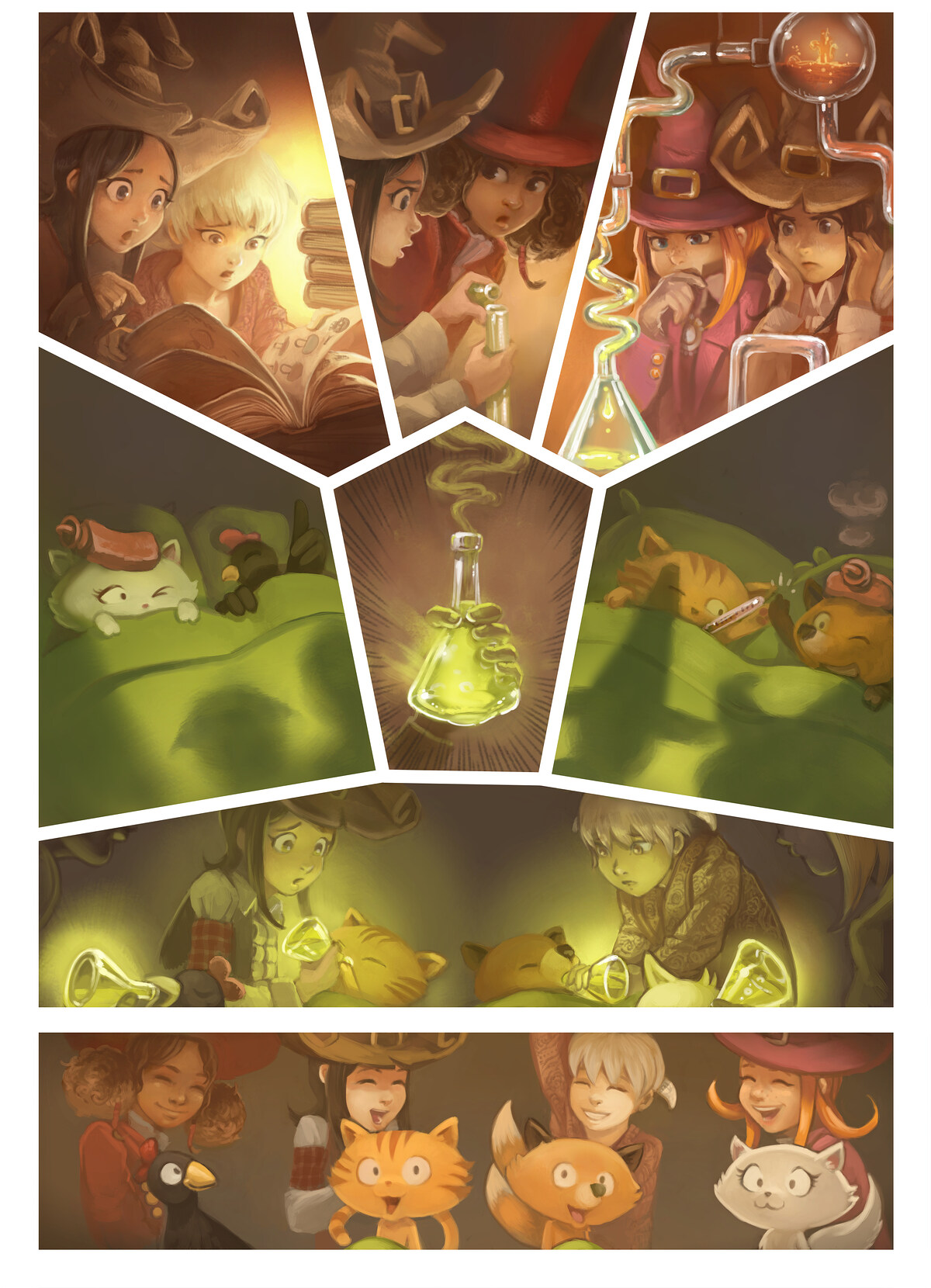 Pepper&Carrot episode 9 page 6 by David Revoy, CC BY 4.0