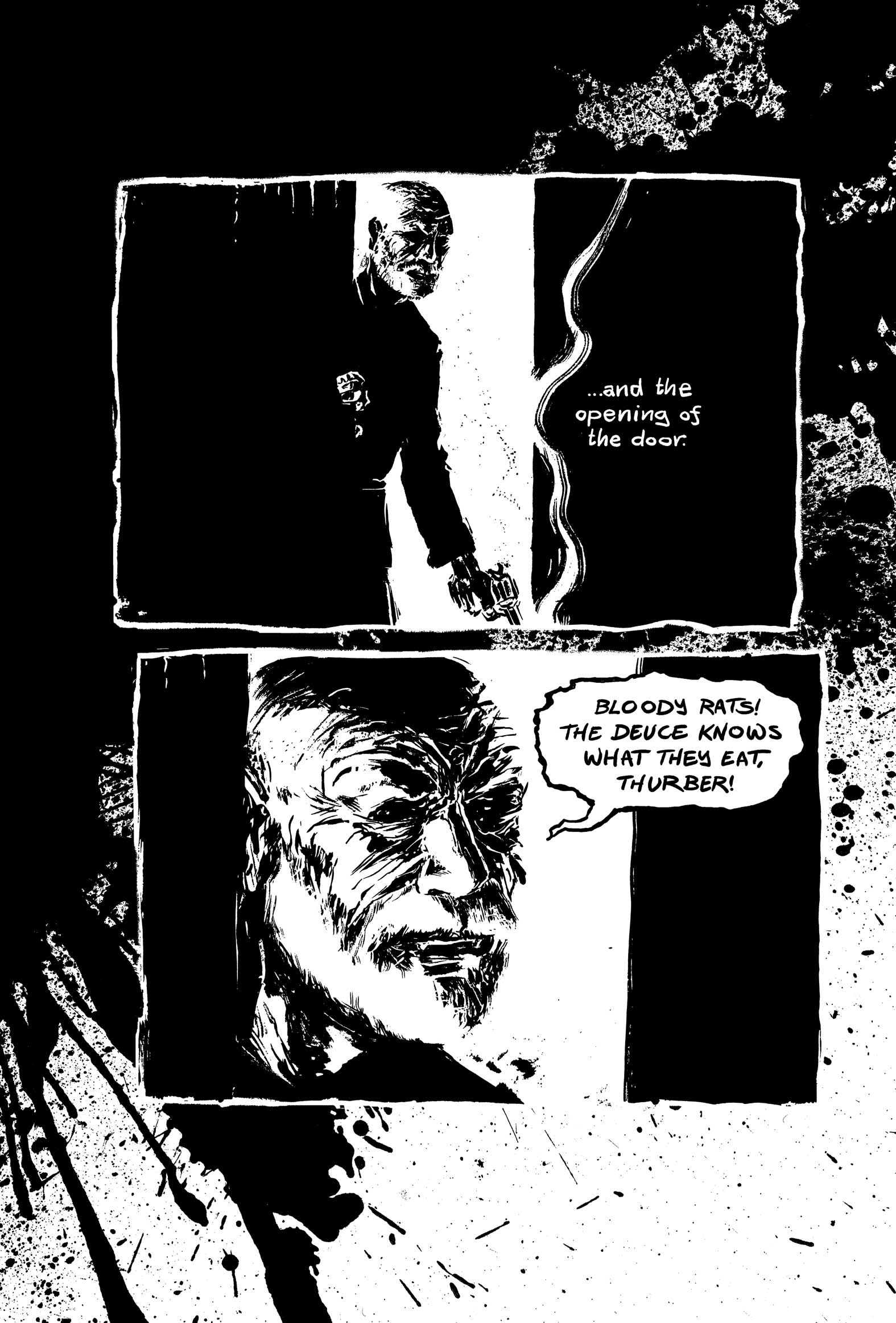 Pickman's Model, adapted and illustrated by Kim Holm after H. P. Lovecraft, page 102. CC BY 3.0.
