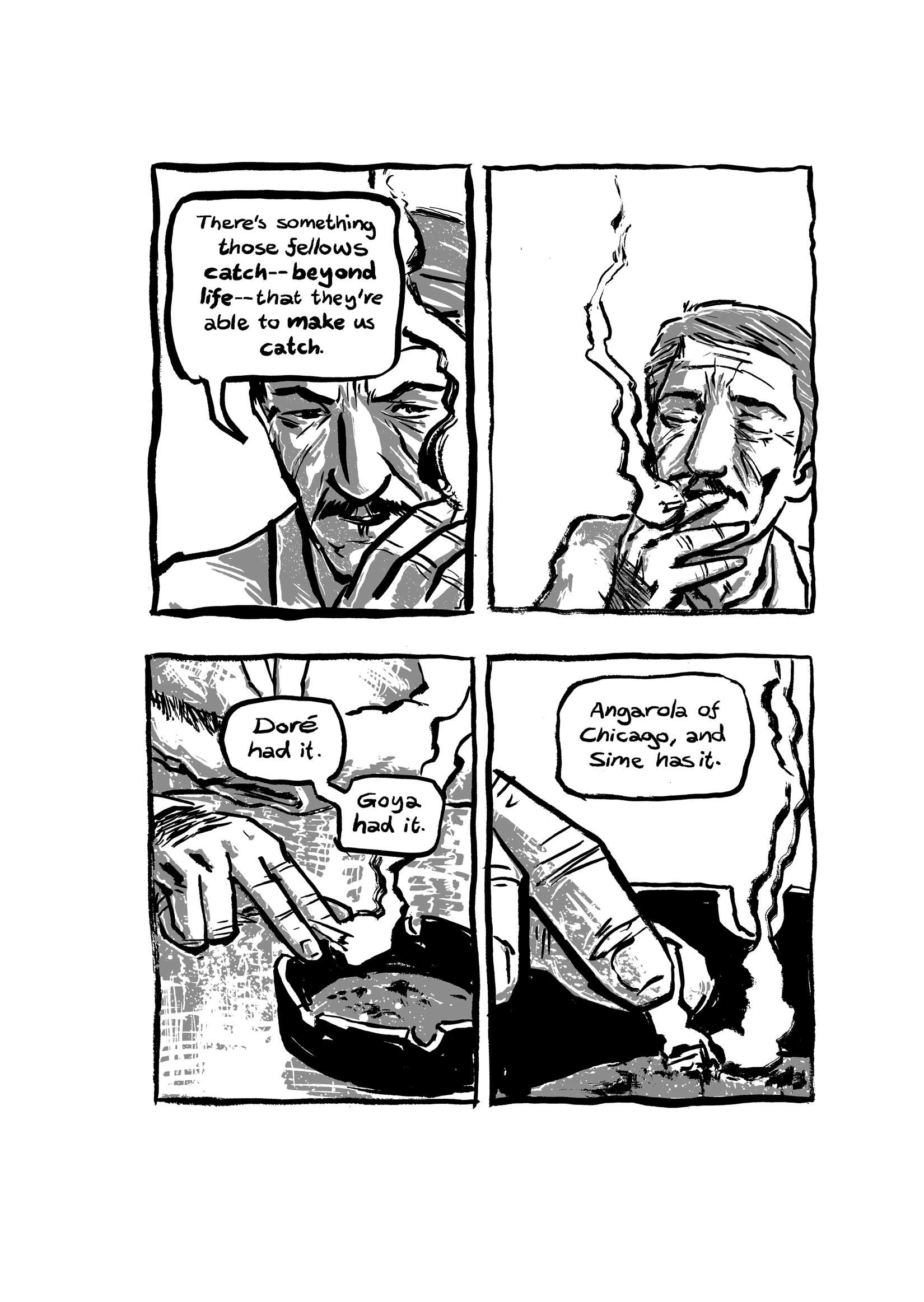 Pickman's Model, adapted and illustrated by Kim Holm after H. P. Lovecraft, page 13. CC BY 3.0.