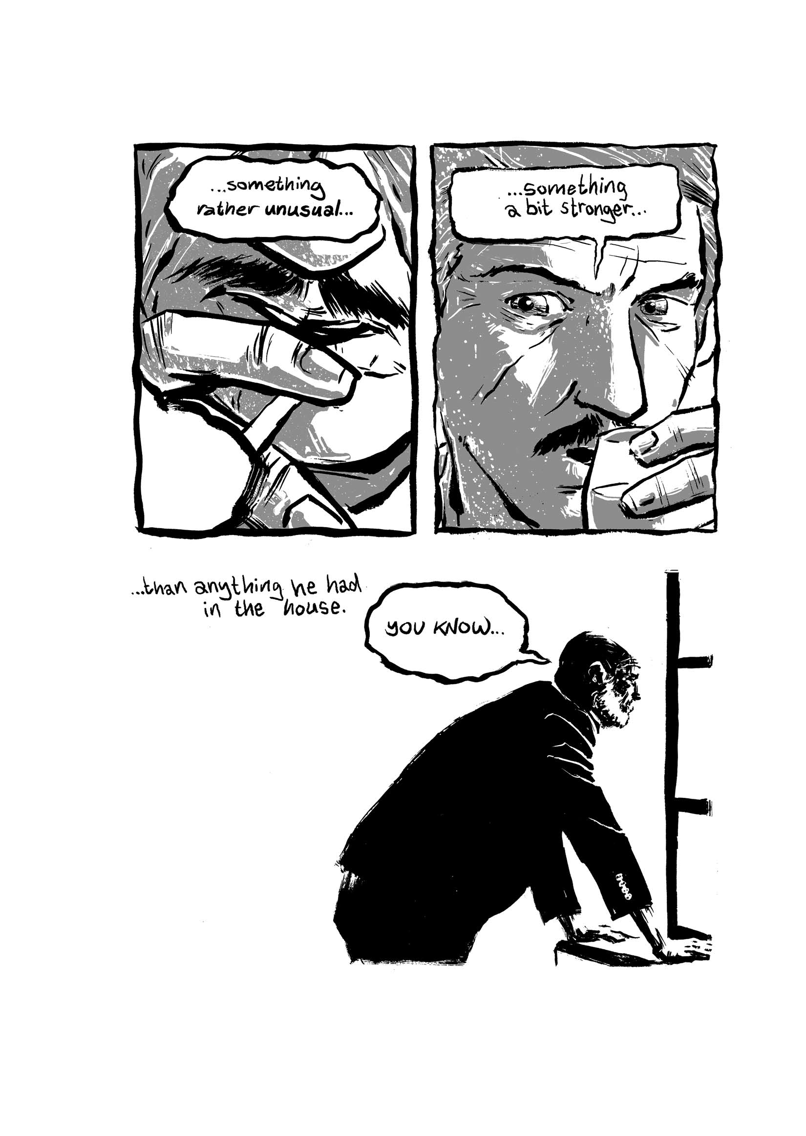 Pickman's Model, adapted and illustrated by Kim Holm after H. P. Lovecraft, page 23. CC BY 3.0.