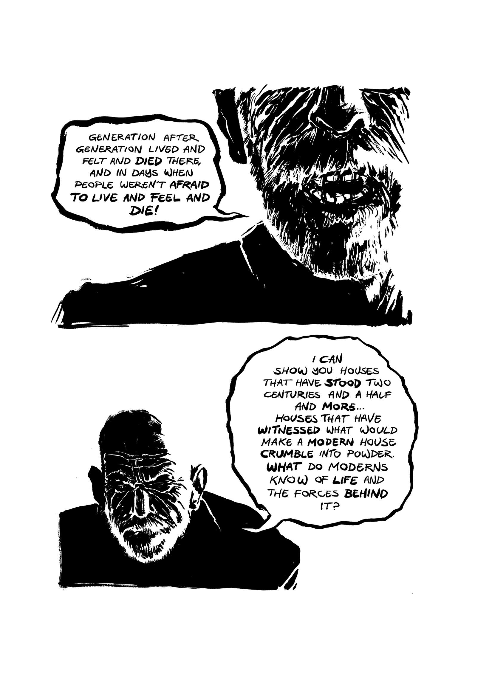 Pickman's Model, adapted and illustrated by Kim Holm after H. P. Lovecraft, page 26. CC BY 3.0.