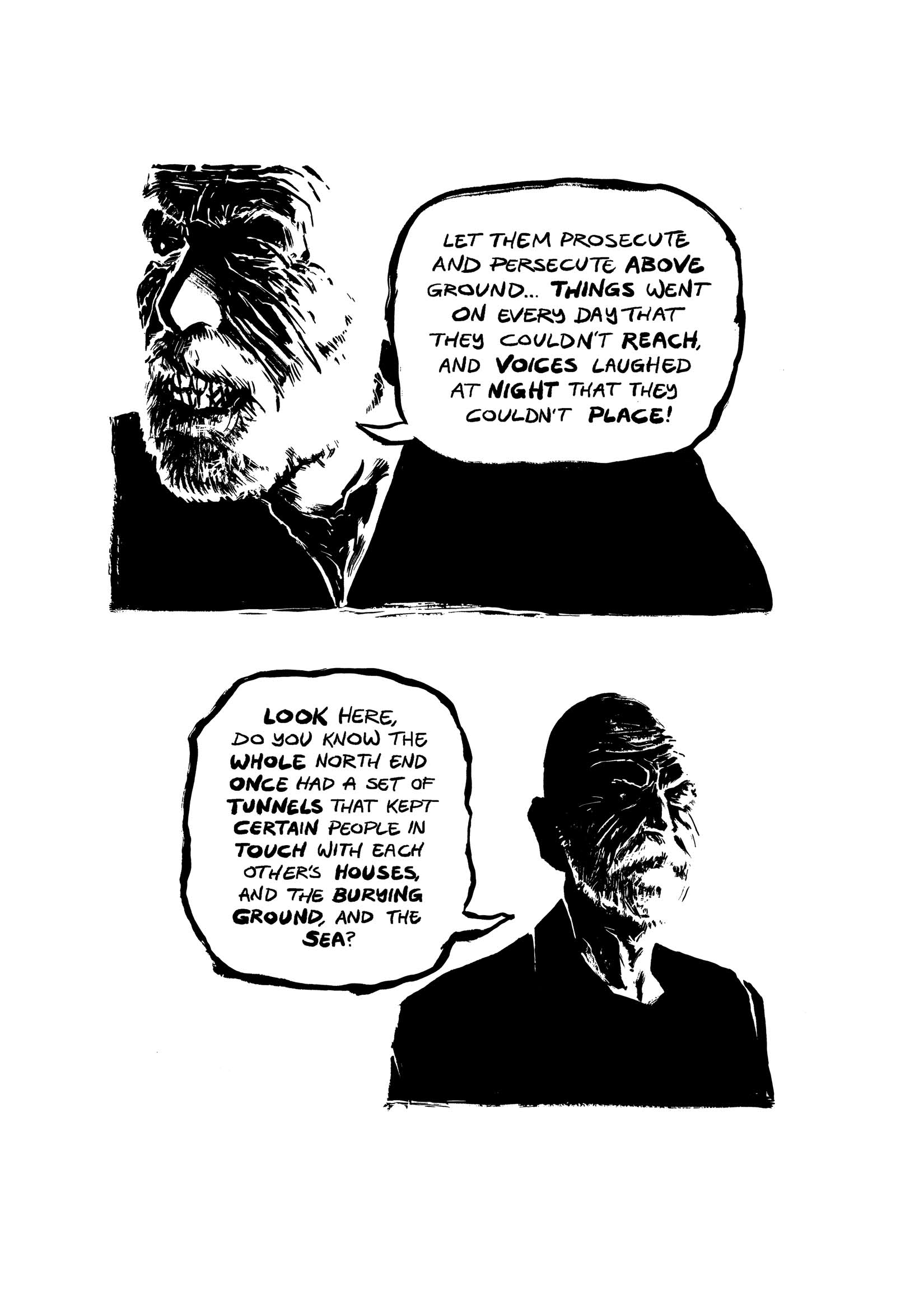 Pickman's Model, adapted and illustrated by Kim Holm after H. P. Lovecraft, page 28. CC BY 3.0.