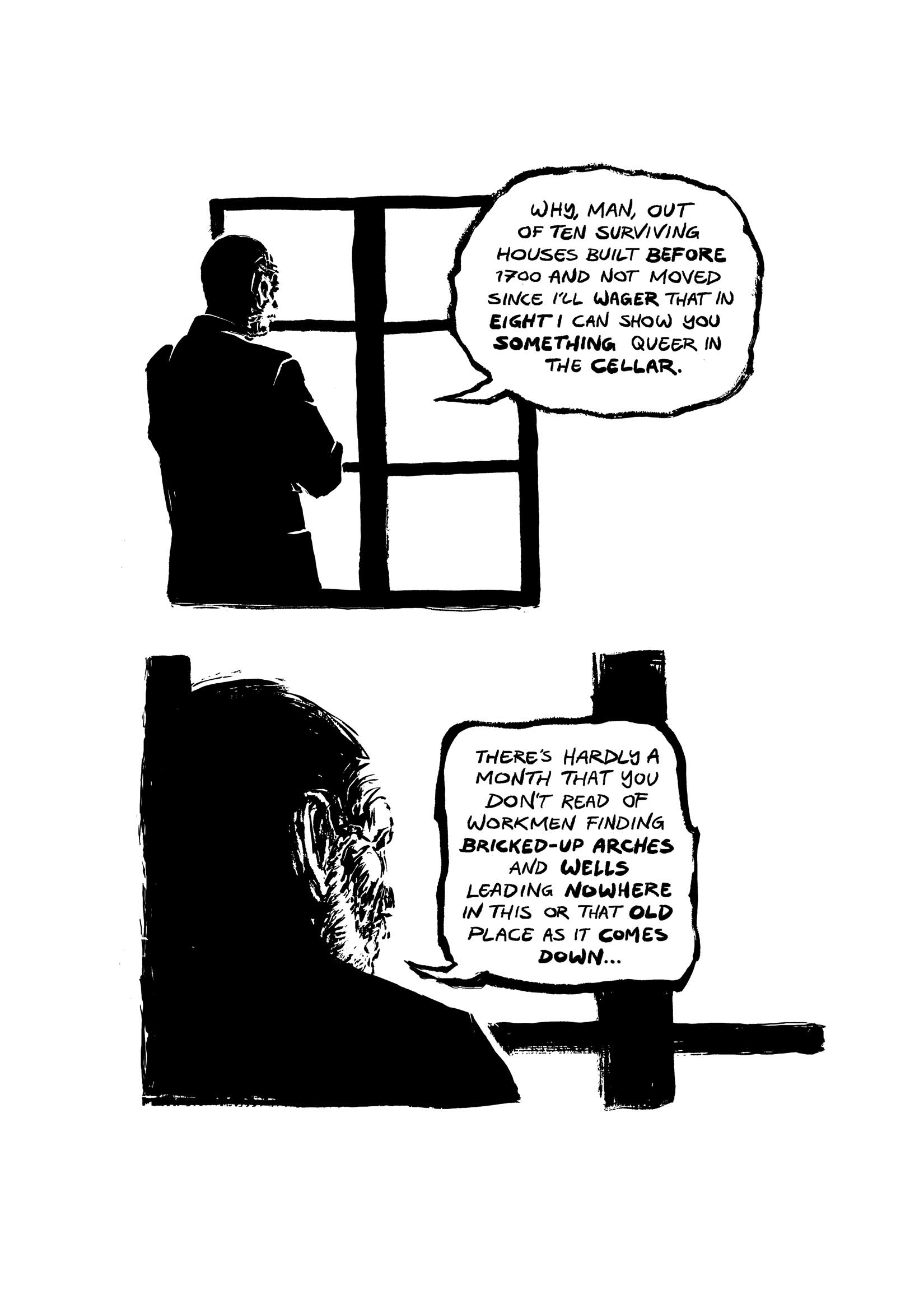 Pickman's Model, adapted and illustrated by Kim Holm after H. P. Lovecraft, page 29. CC BY 3.0.