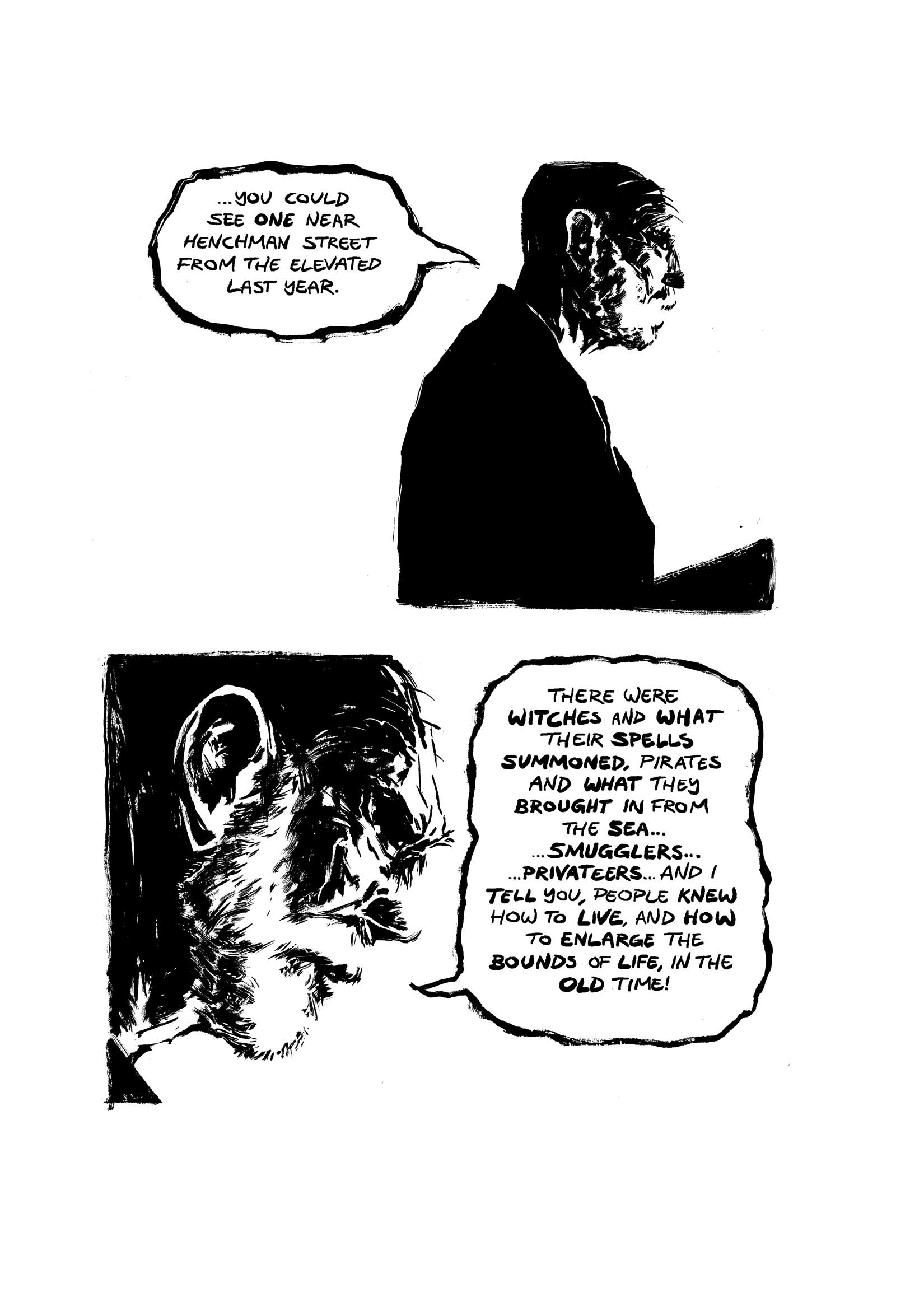 Pickman's Model, adapted and illustrated by Kim Holm after H. P. Lovecraft, page 30. CC BY 3.0.