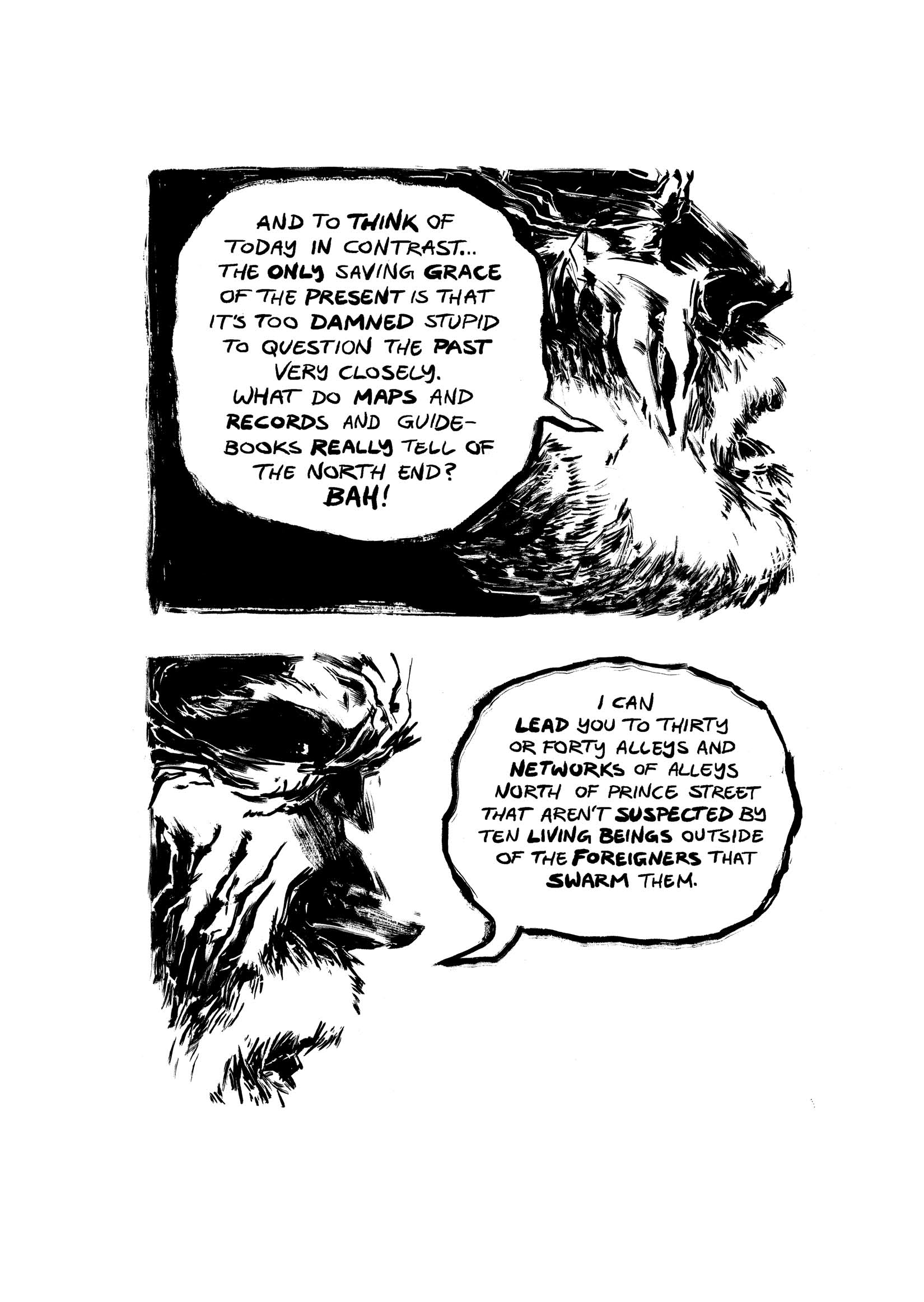 Pickman's Model, adapted and illustrated by Kim Holm after H. P. Lovecraft, page 31. CC BY 3.0.