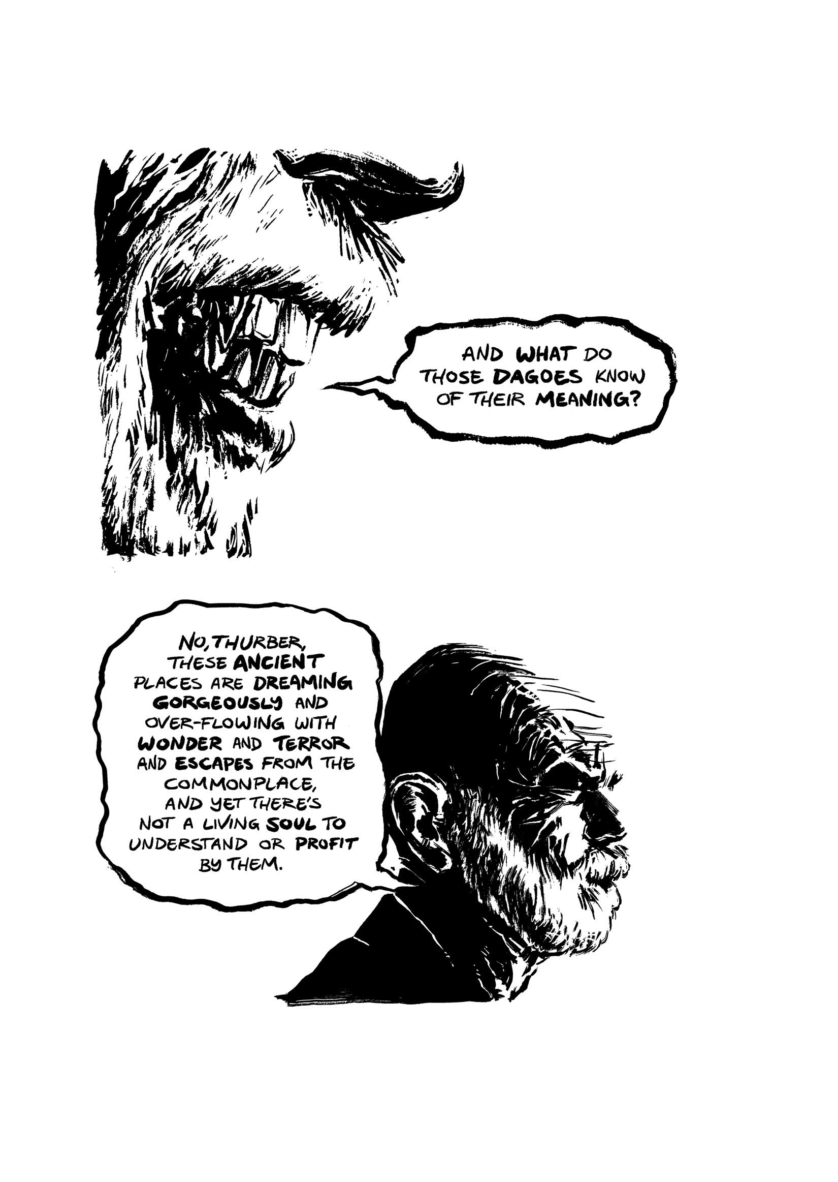 Pickman's Model, adapted and illustrated by Kim Holm after H. P. Lovecraft, page 32. CC BY 3.0.