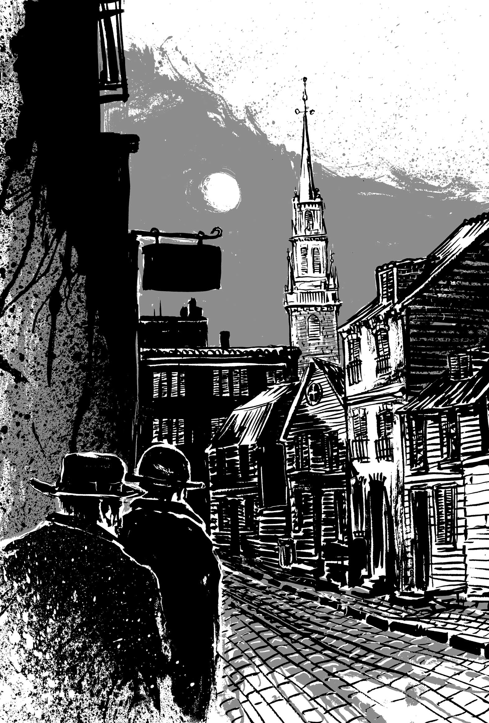Pickman's Model, adapted and illustrated by Kim Holm after H. P. Lovecraft, page 40. CC BY 3.0.