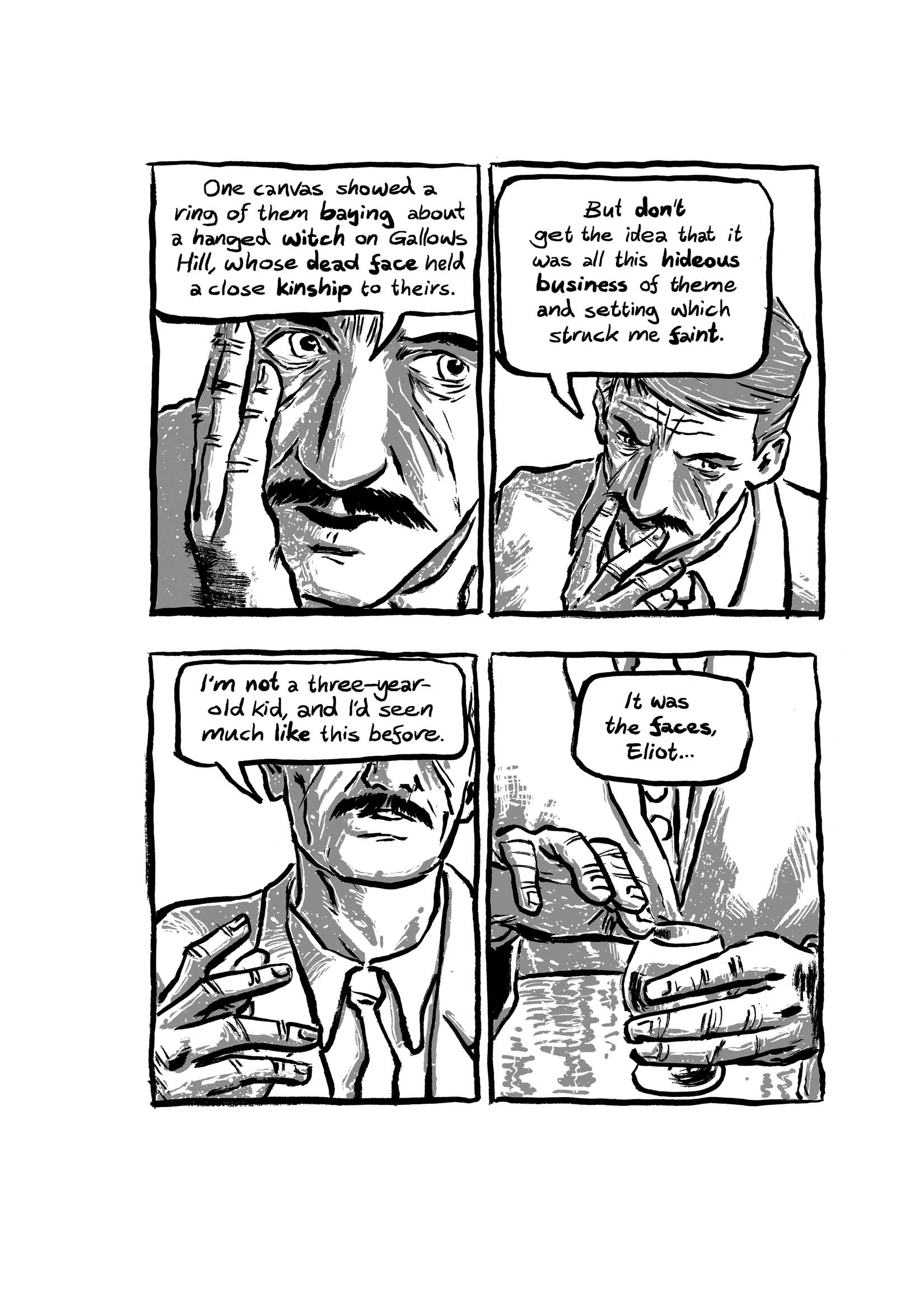 Pickman's Model, adapted and illustrated by Kim Holm after H. P. Lovecraft, page 53. CC BY 3.0.