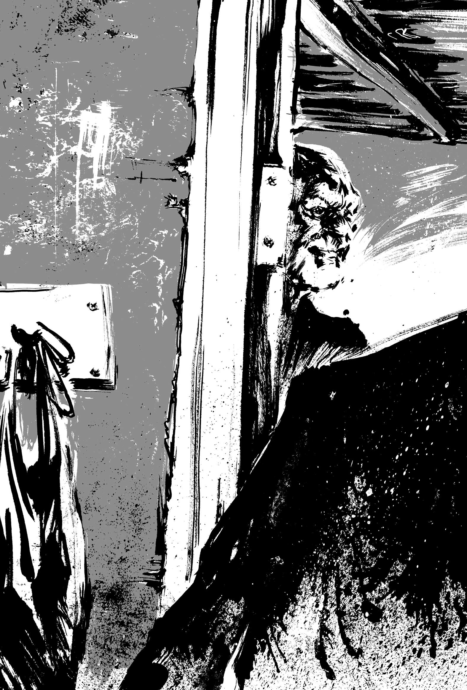 Pickman's Model, adapted and illustrated by Kim Holm after H. P. Lovecraft, page 60. CC BY 3.0.