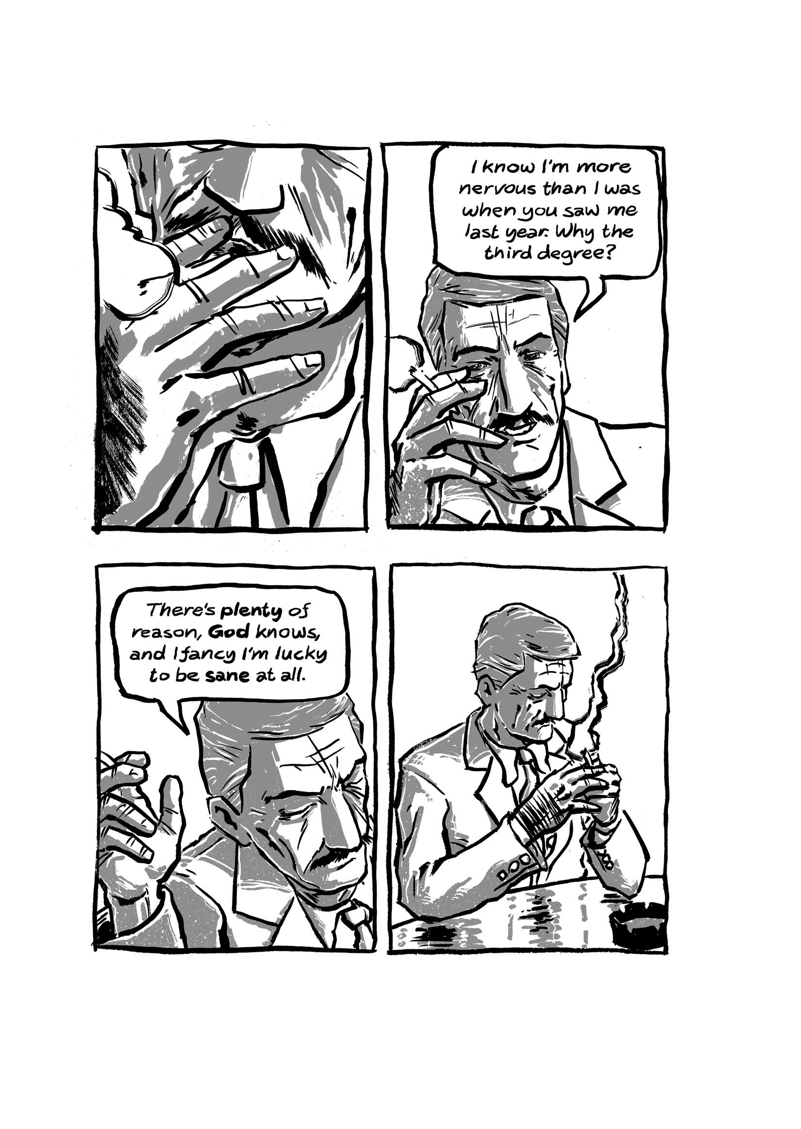 Pickman's Model, adapted and illustrated by Kim Holm after H. P. Lovecraft, page 8. CC BY 3.0.
