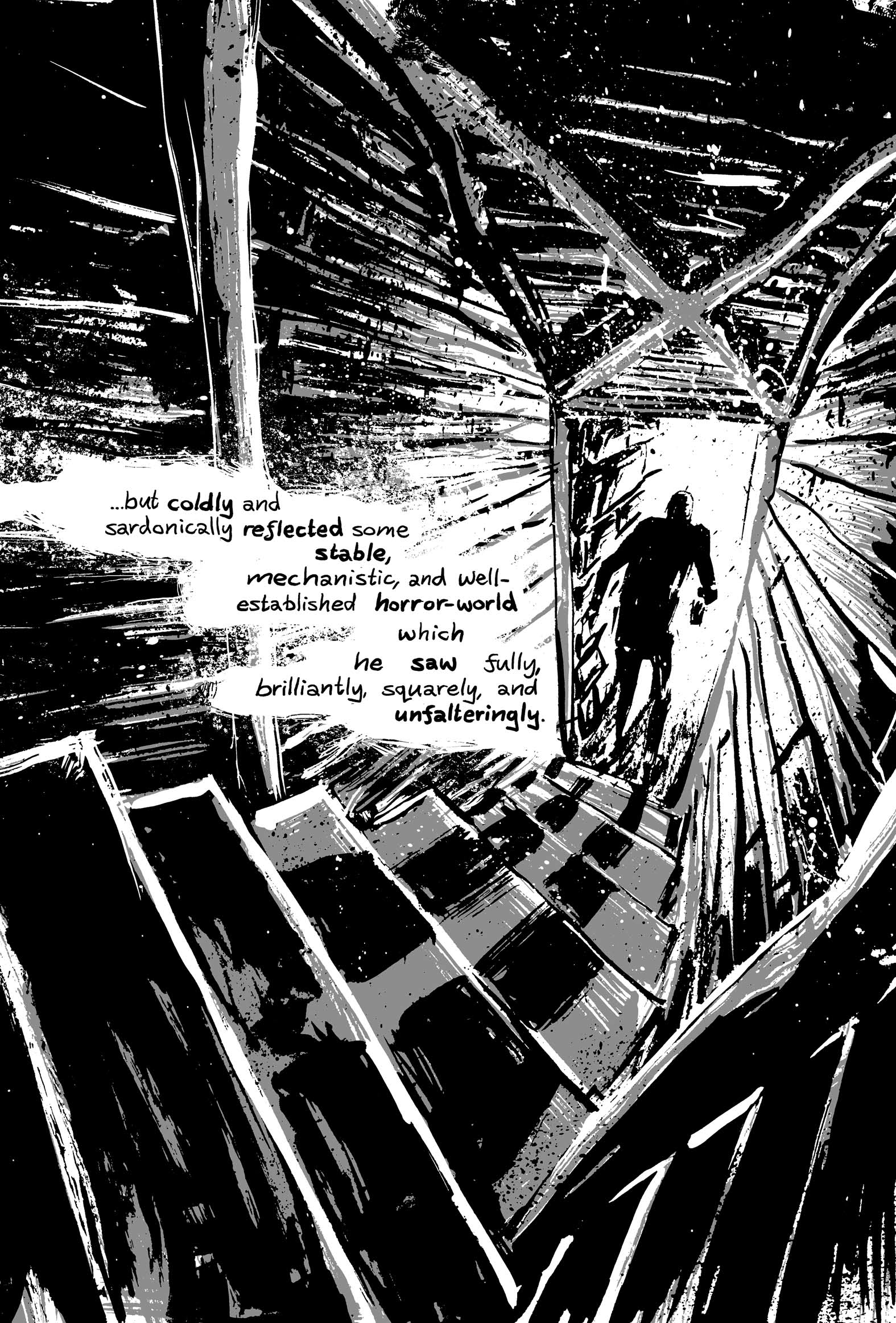 Pickman's Model, adapted and illustrated by Kim Holm after H. P. Lovecraft, page 67. CC BY 3.0.