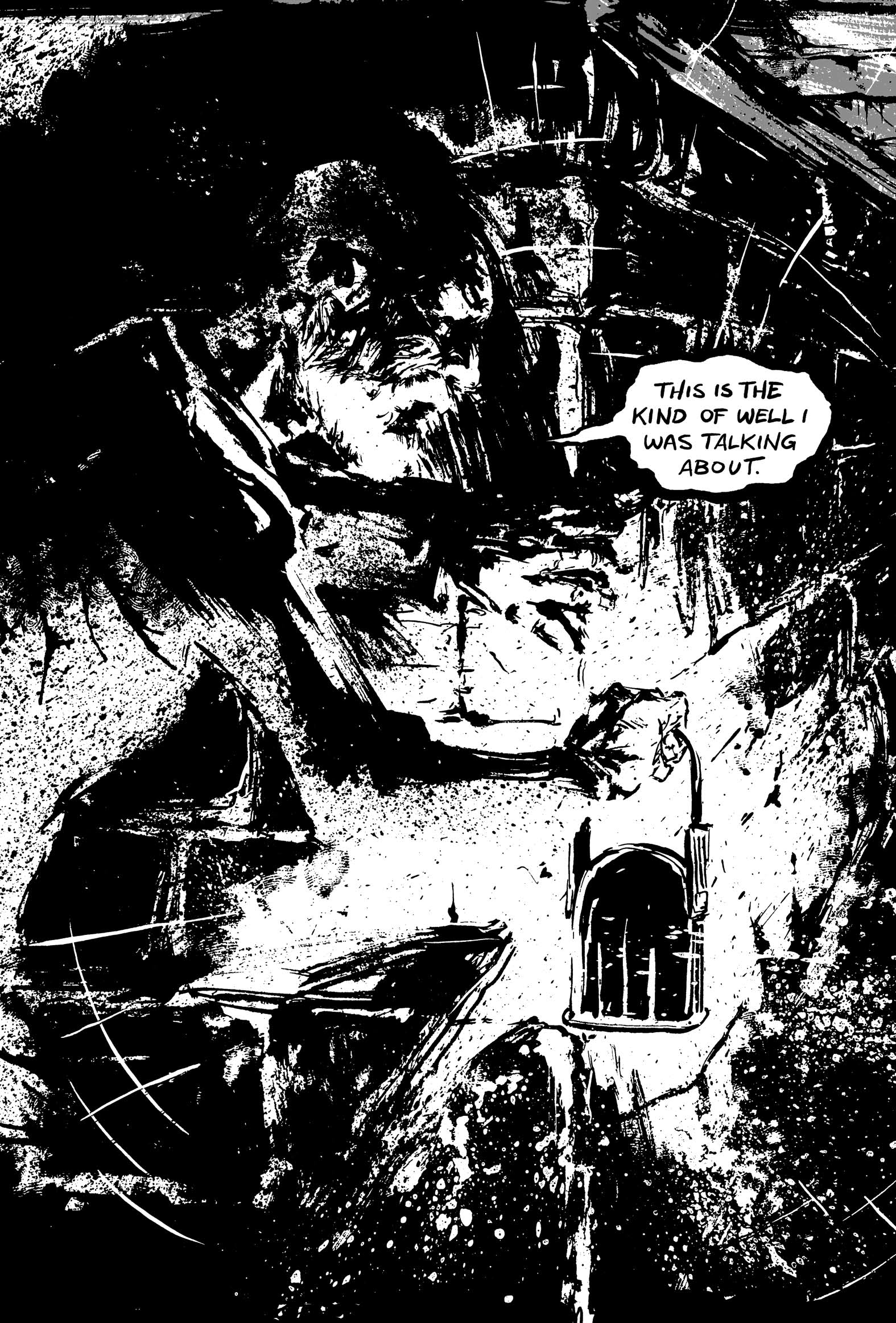 Pickman's Model, adapted and illustrated by Kim Holm after H. P. Lovecraft, page 68. CC BY 3.0.