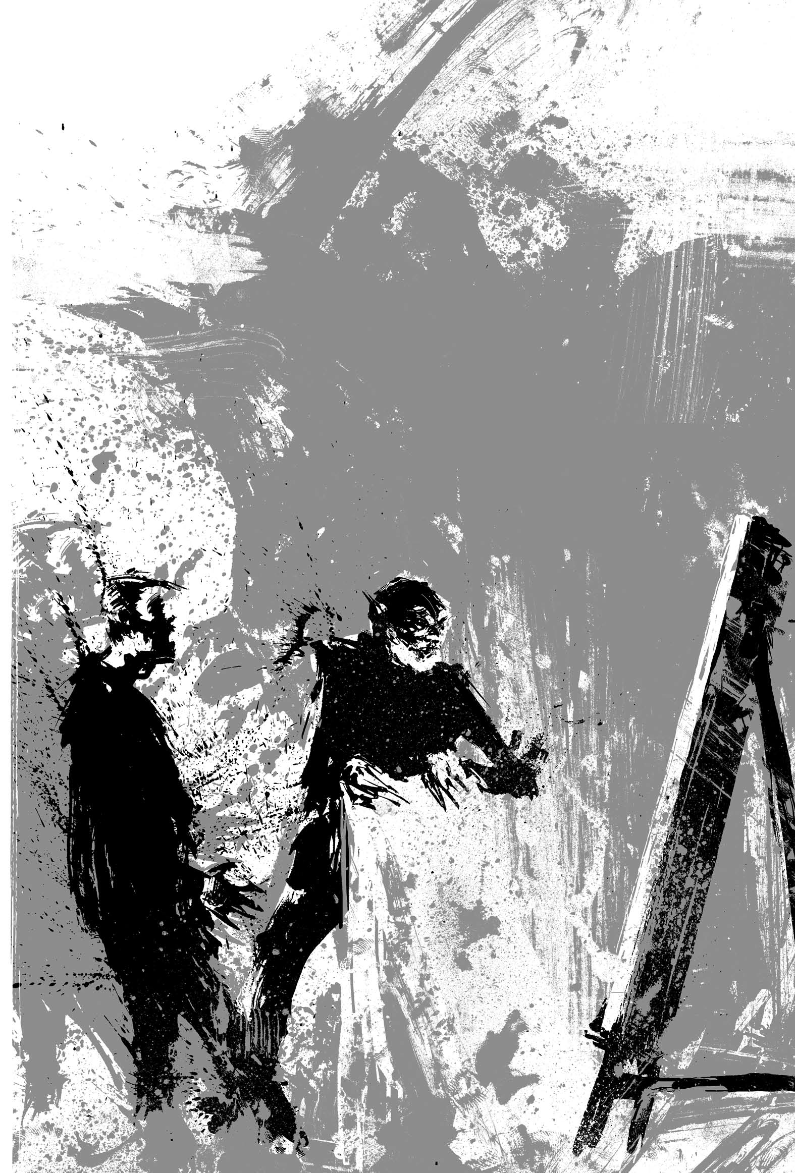 Pickman's Model, adapted and illustrated by Kim Holm after H. P. Lovecraft, page 83. CC BY 3.0.