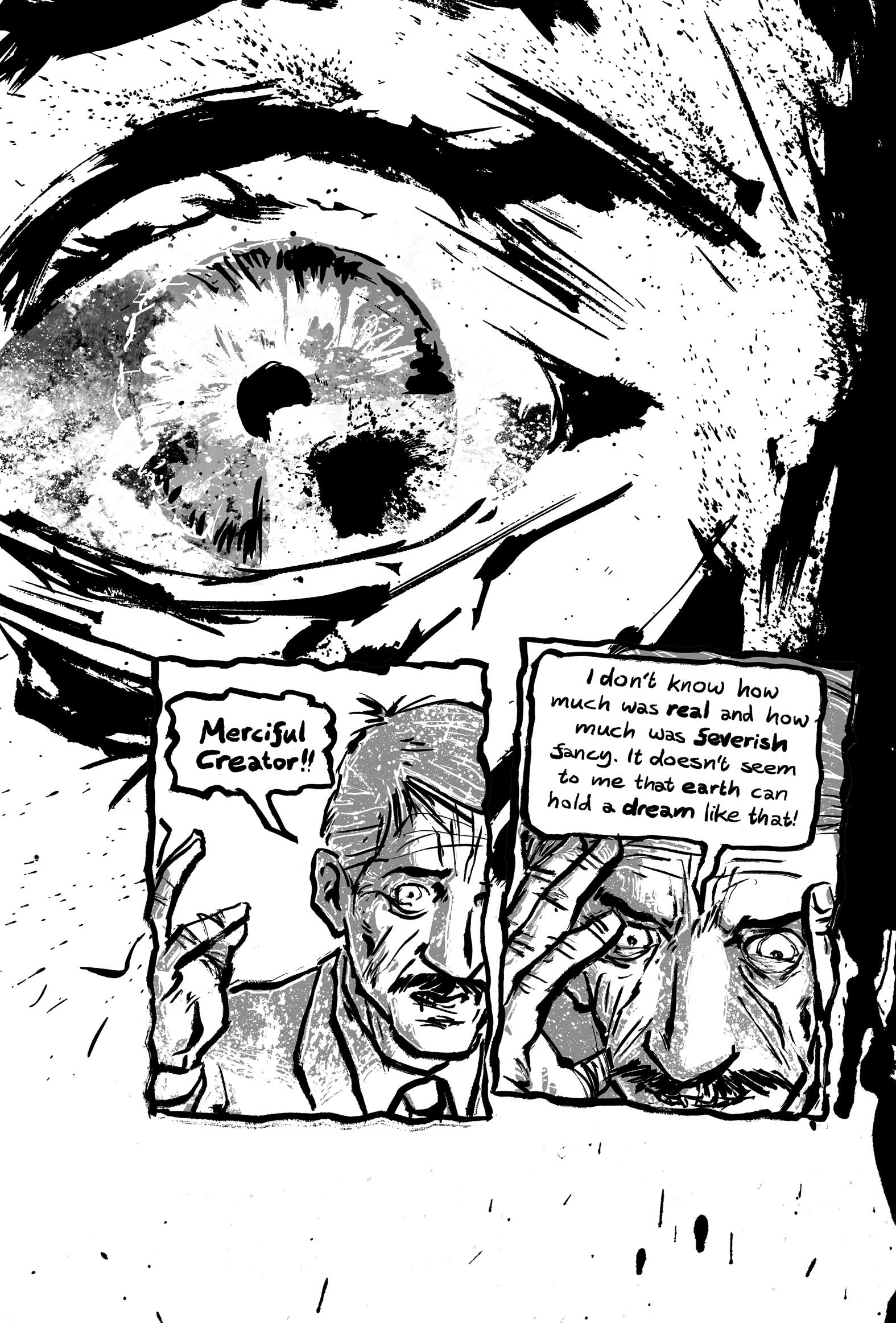Pickman's Model, adapted and illustrated by Kim Holm after H. P. Lovecraft, page 84. CC BY 3.0.