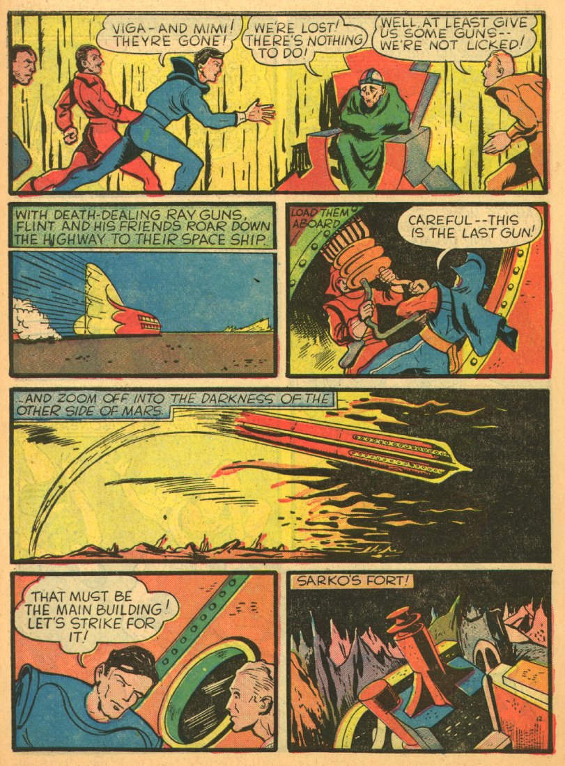 Planet Comics #1 (Fiction House), page 14. Public domain (US).