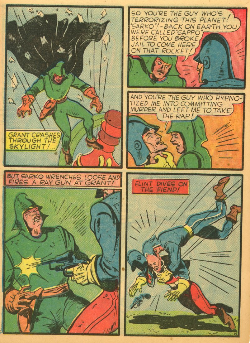 Planet Comics #1 (Fiction House), page 16. Public domain (US).