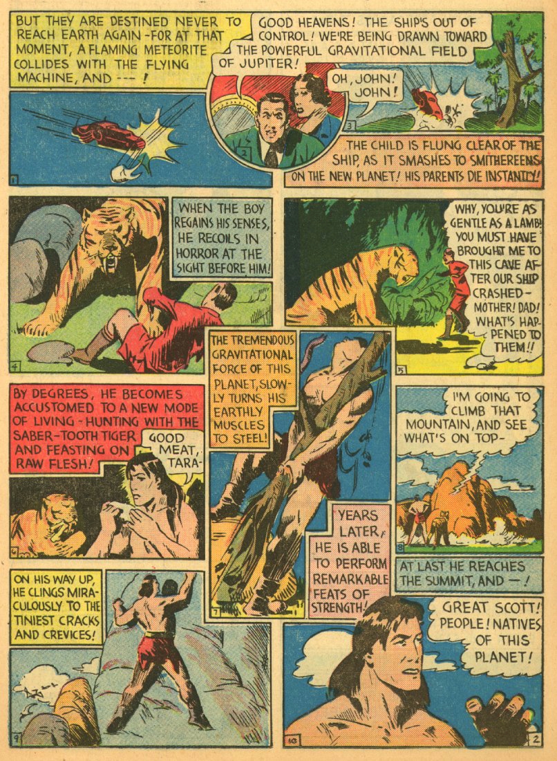 Planet Comics #1 (Fiction House), page 19. Public domain (US).