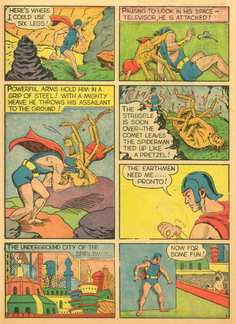 Planet Comics #1 (Fiction House), page 26. Public domain (US).