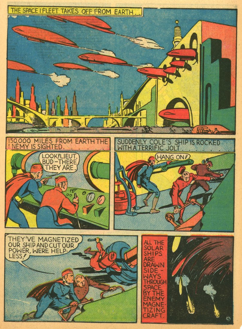 Planet Comics #1 (Fiction House), page 31. Public domain (US).