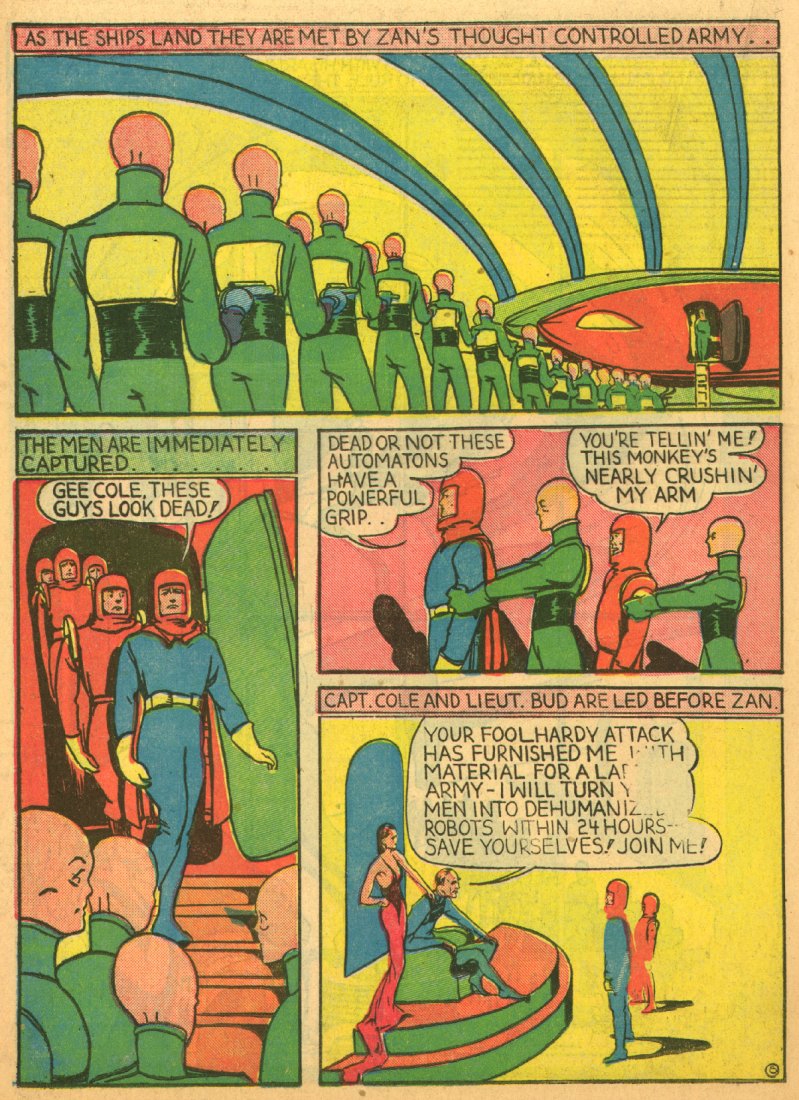 Planet Comics #1 (Fiction House), page 34. Public domain (US).