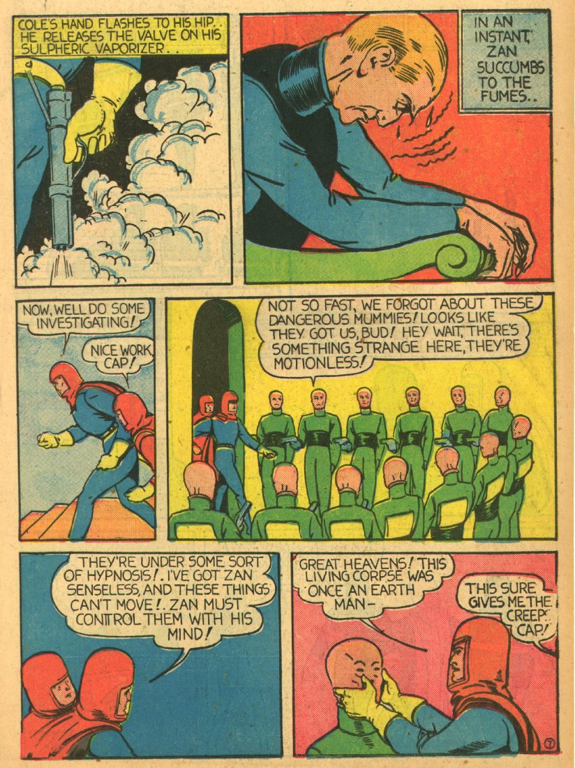 Planet Comics #1 (Fiction House), page 35. Public domain (US).