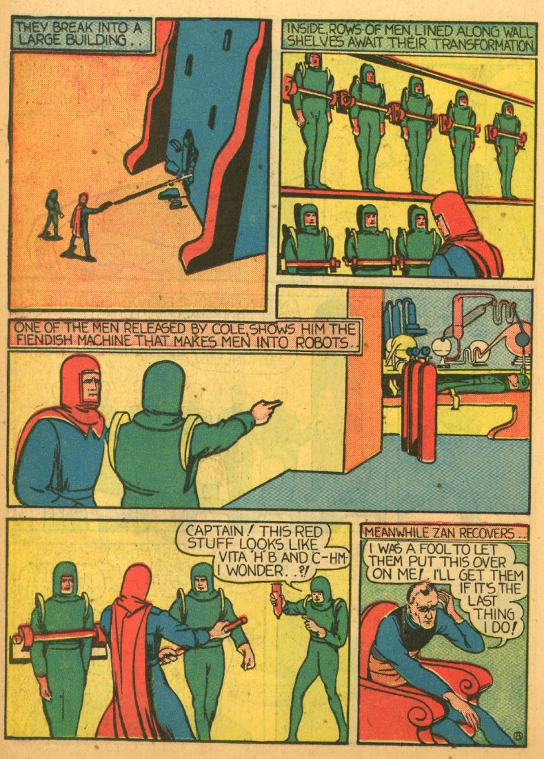 Planet Comics #1 (Fiction House), page 36. Public domain (US).