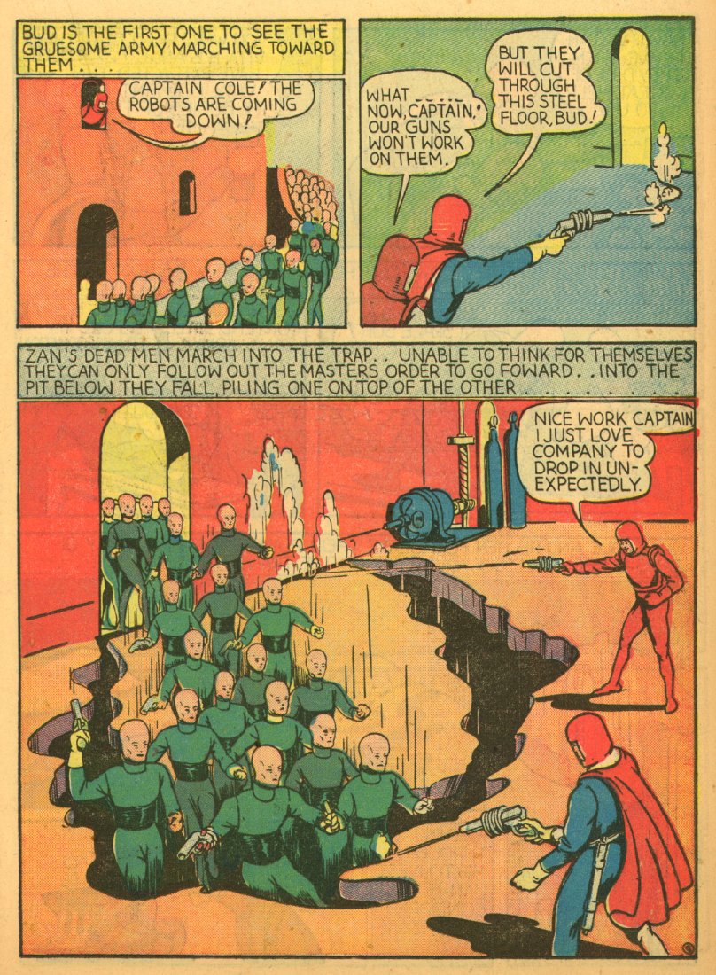 Planet Comics #1 (Fiction House), page 37. Public domain (US).