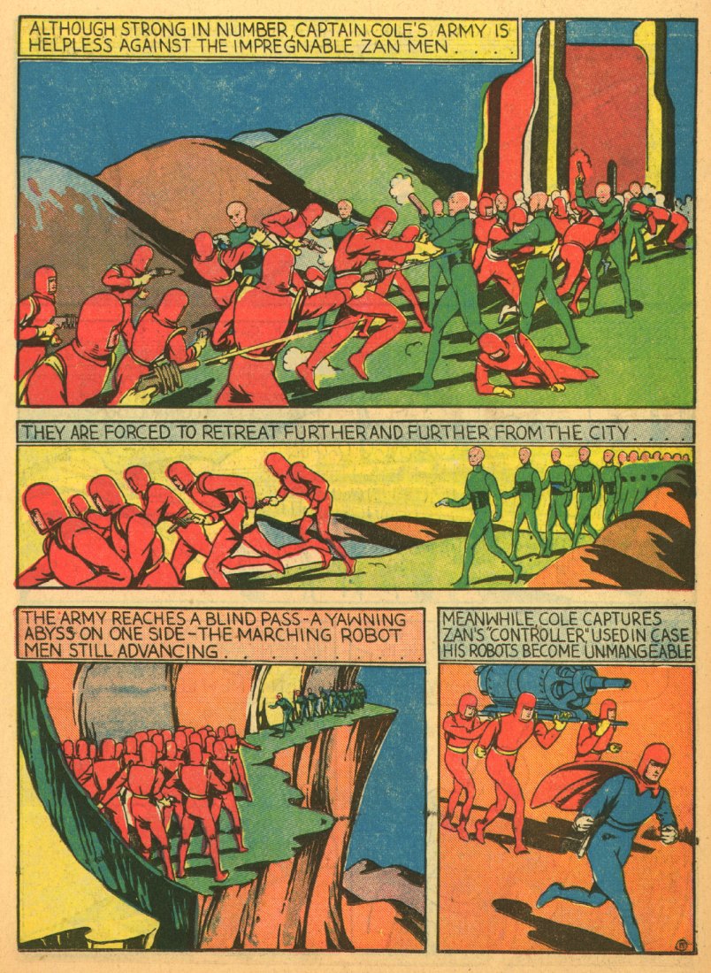 Planet Comics #1 (Fiction House), page 39. Public domain (US).