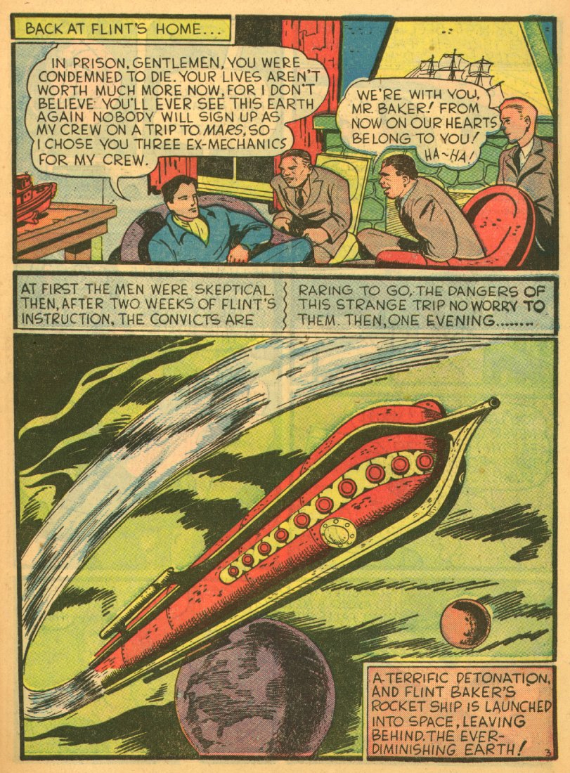Planet Comics #1 (Fiction House), page 5. Public domain (US).