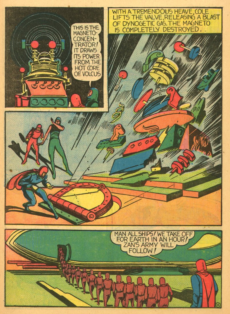 Planet Comics #1 (Fiction House), page 42. Public domain (US).