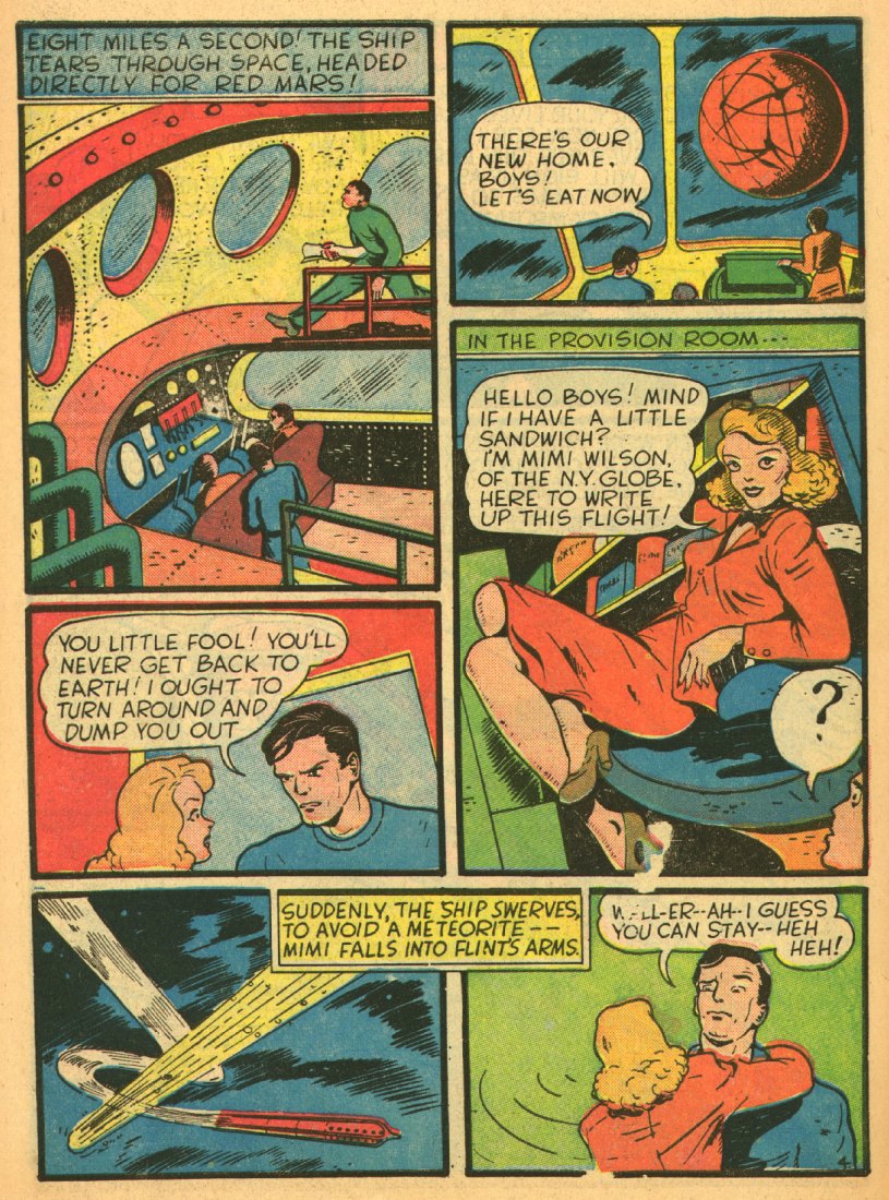 Planet Comics #1 (Fiction House), page 6. Public domain (US).