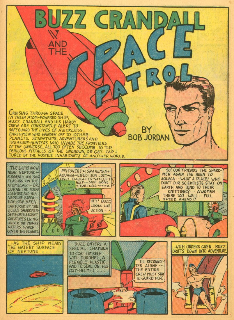 Planet Comics #1 (Fiction House), page 51. Public domain (US).