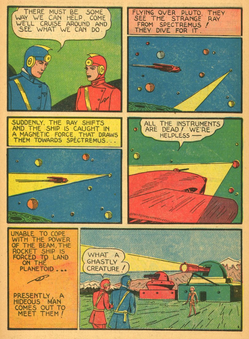Planet Comics #1 (Fiction House), page 62. Public domain (US).