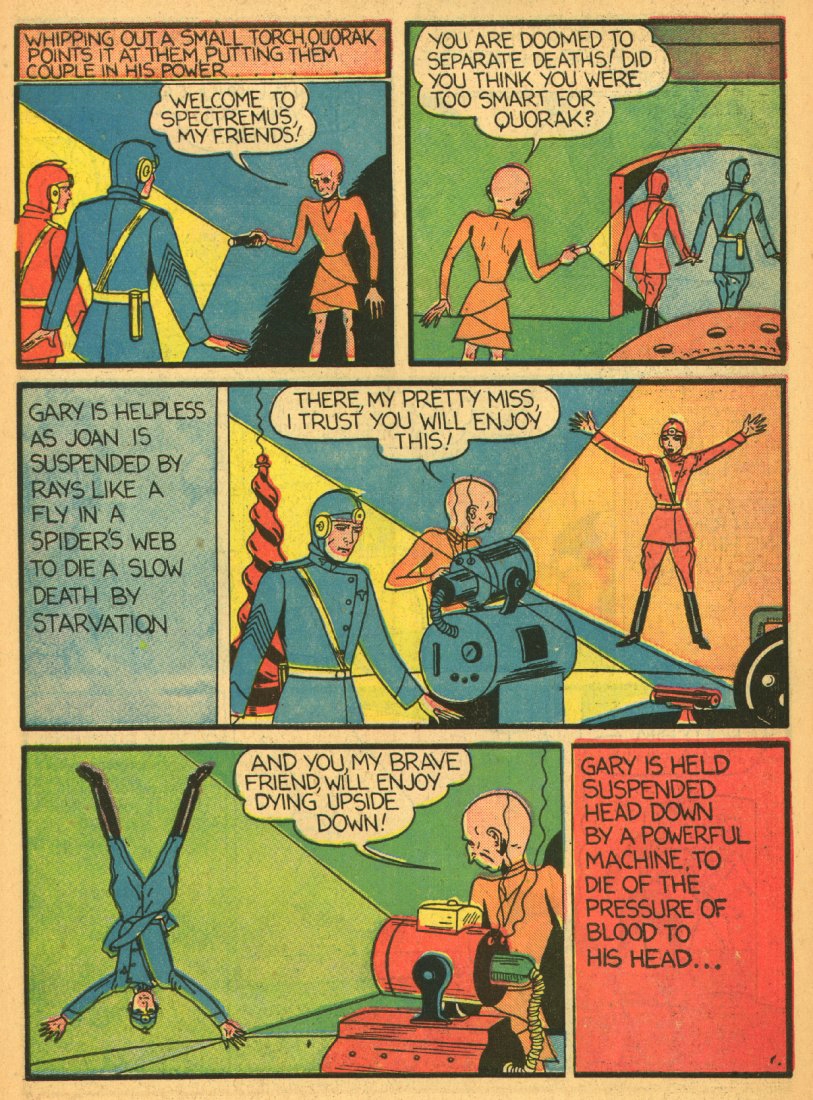 Planet Comics #1 (Fiction House), page 63. Public domain (US).