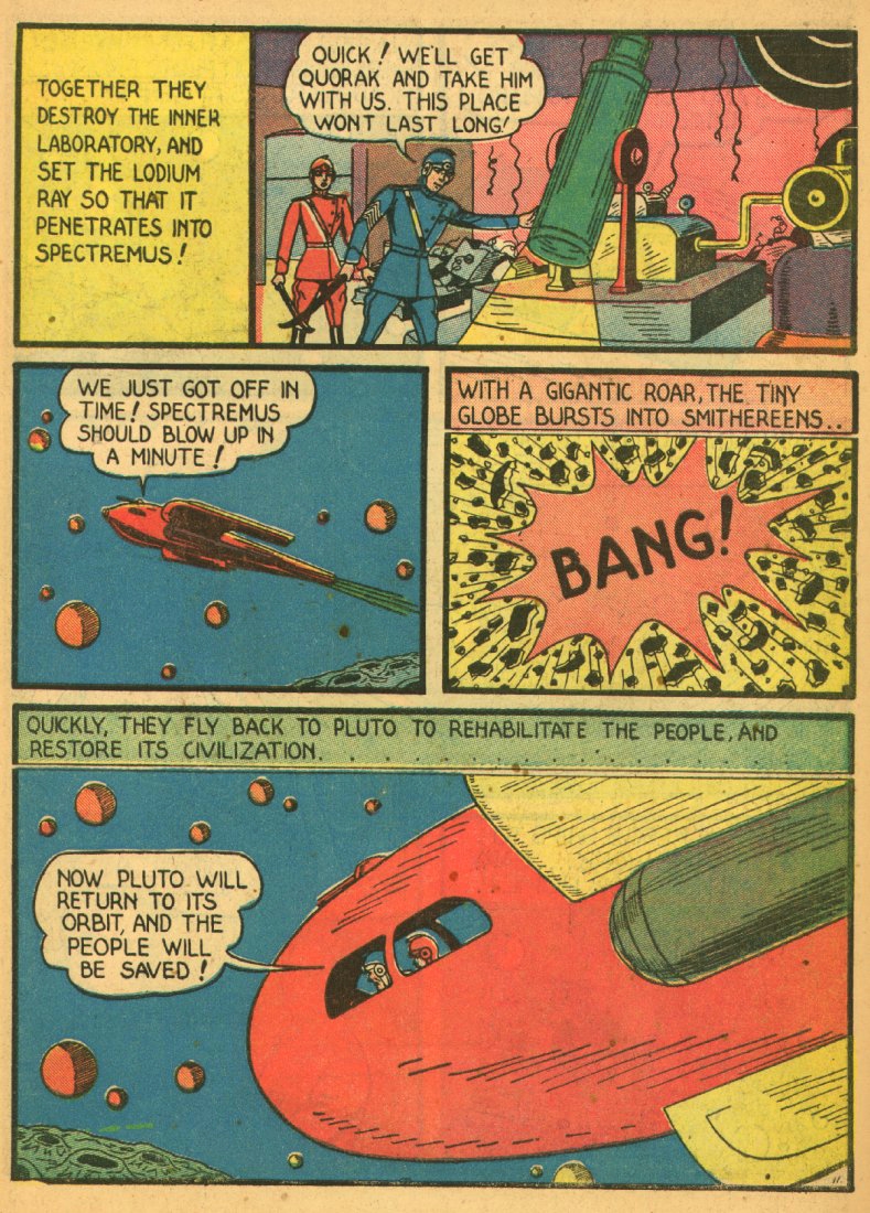 Planet Comics #1 (Fiction House), page 65. Public domain (US).