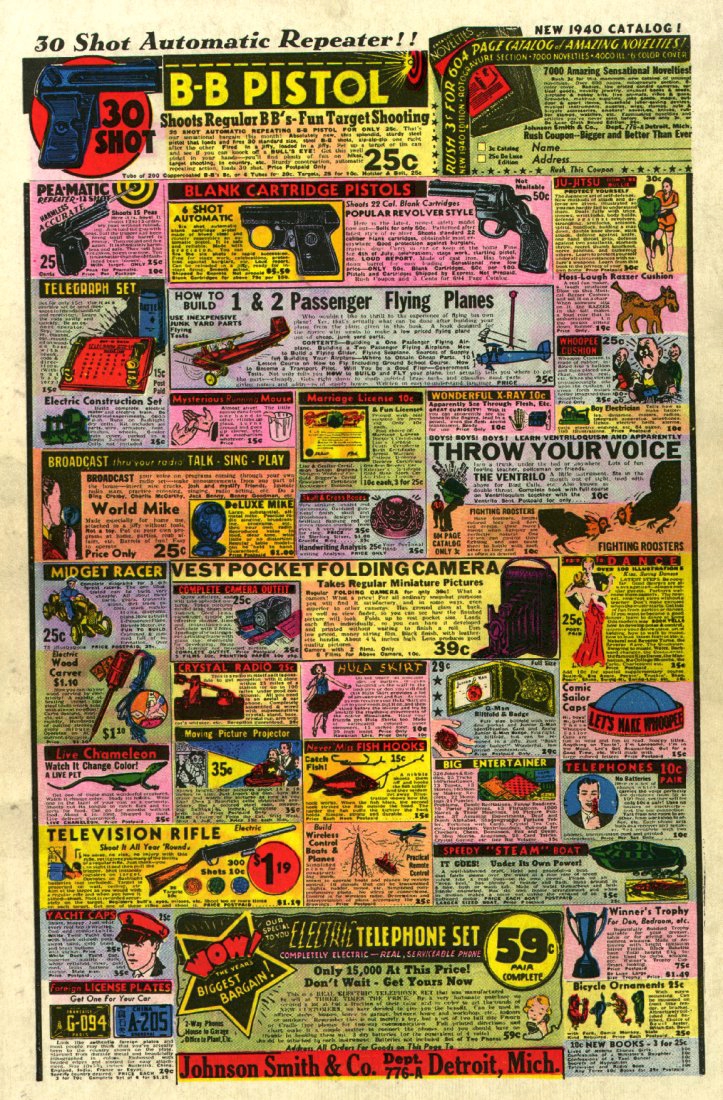 Planet Comics #1 (Fiction House), page 68. Public domain (US).