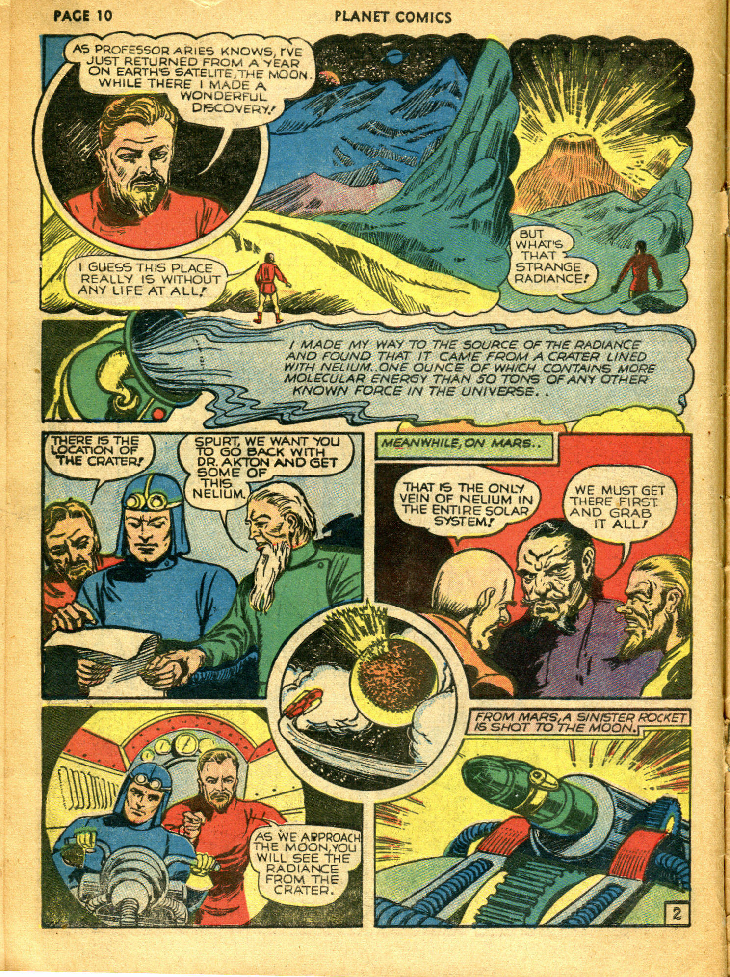 Planet Comics #10 (Fiction House), page 12. Public domain (US).
