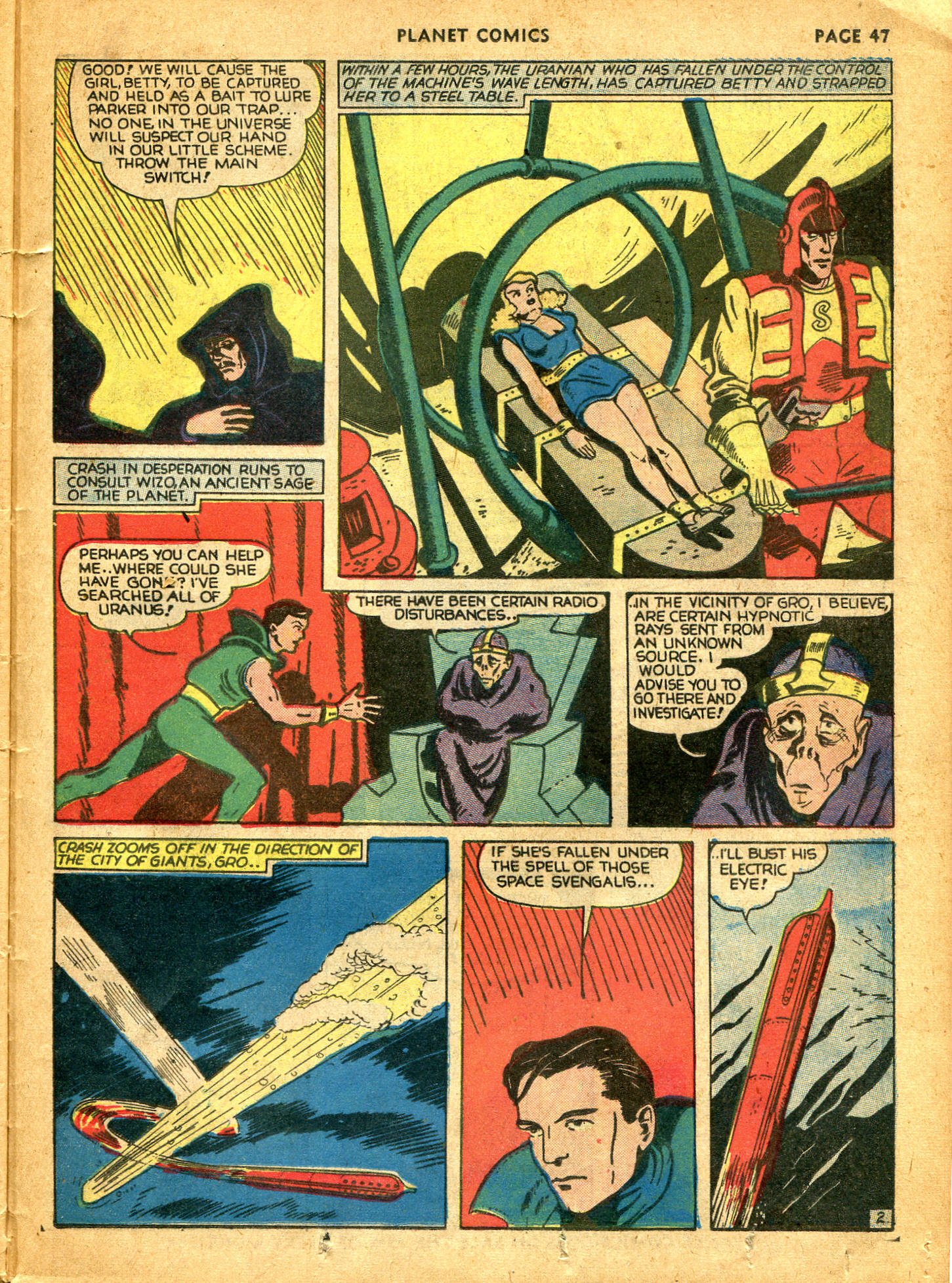 Planet Comics #10 (Fiction House), page 49. Public domain (US).