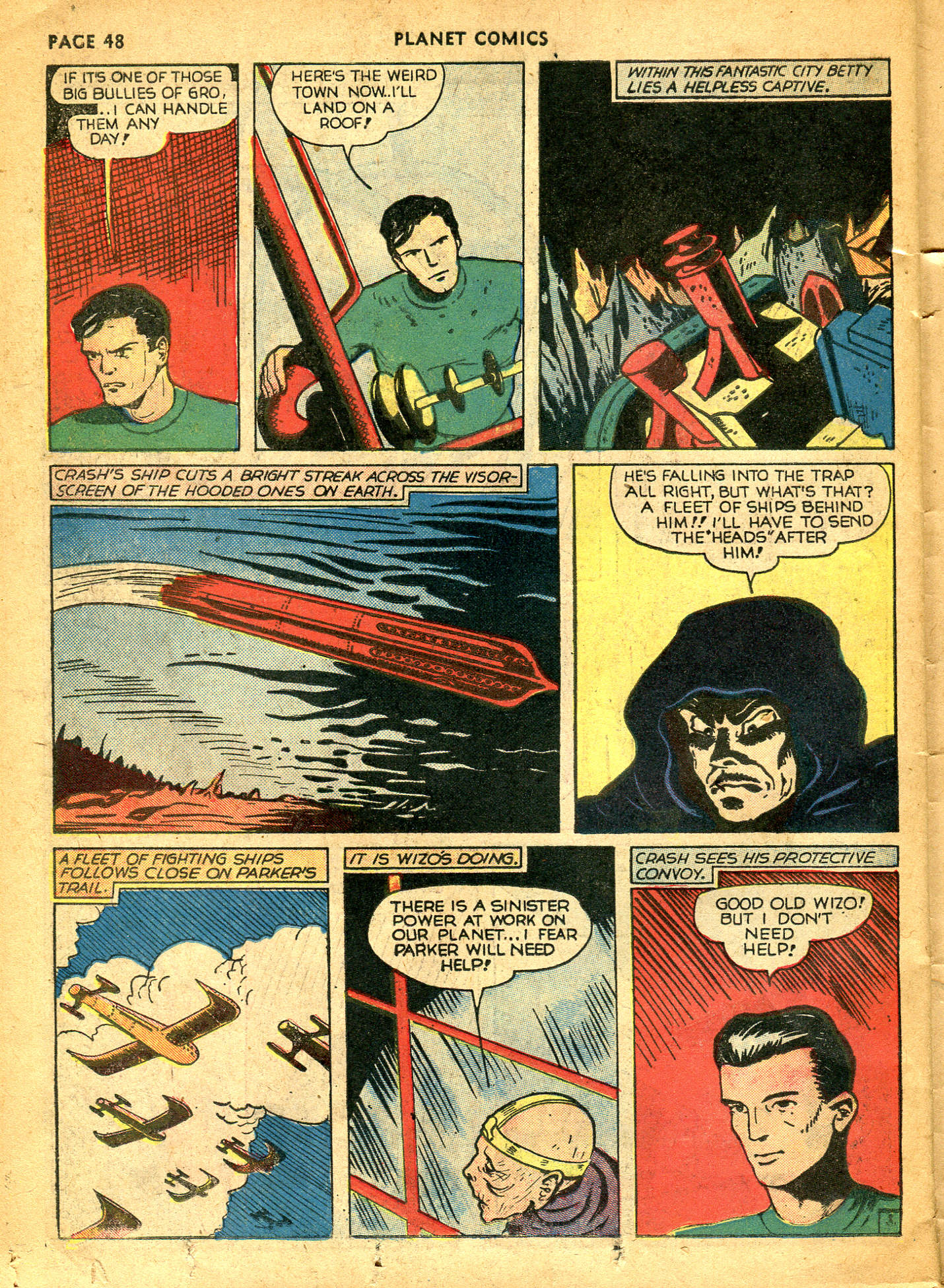 Planet Comics #10 (Fiction House), page 50. Public domain (US).
