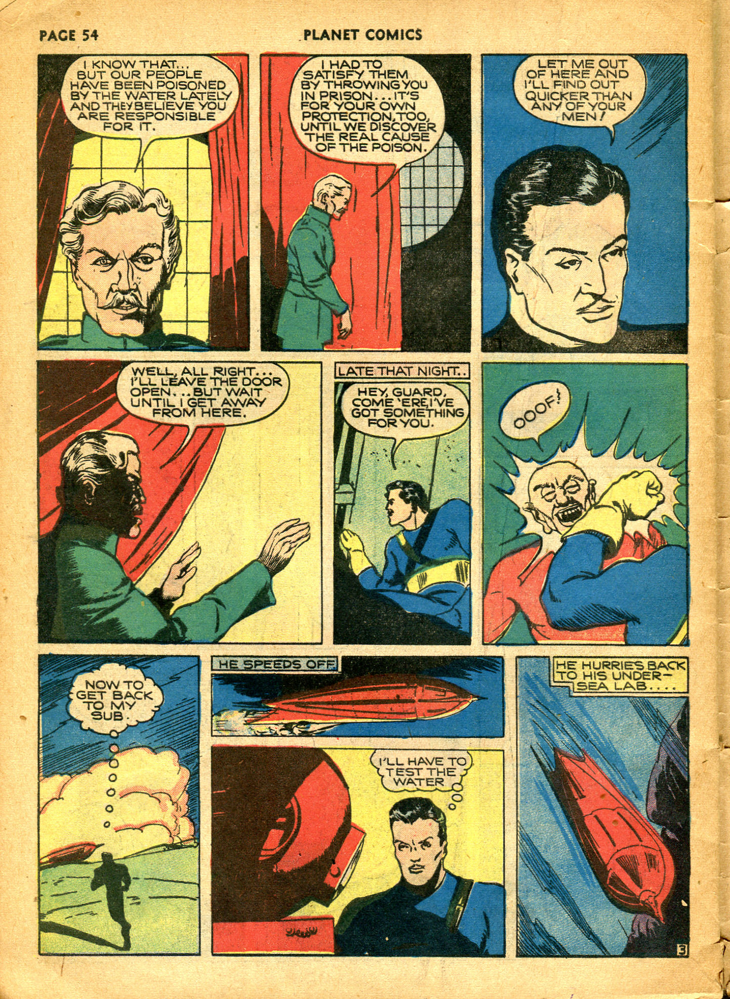 Planet Comics #10 (Fiction House), page 56. Public domain (US).