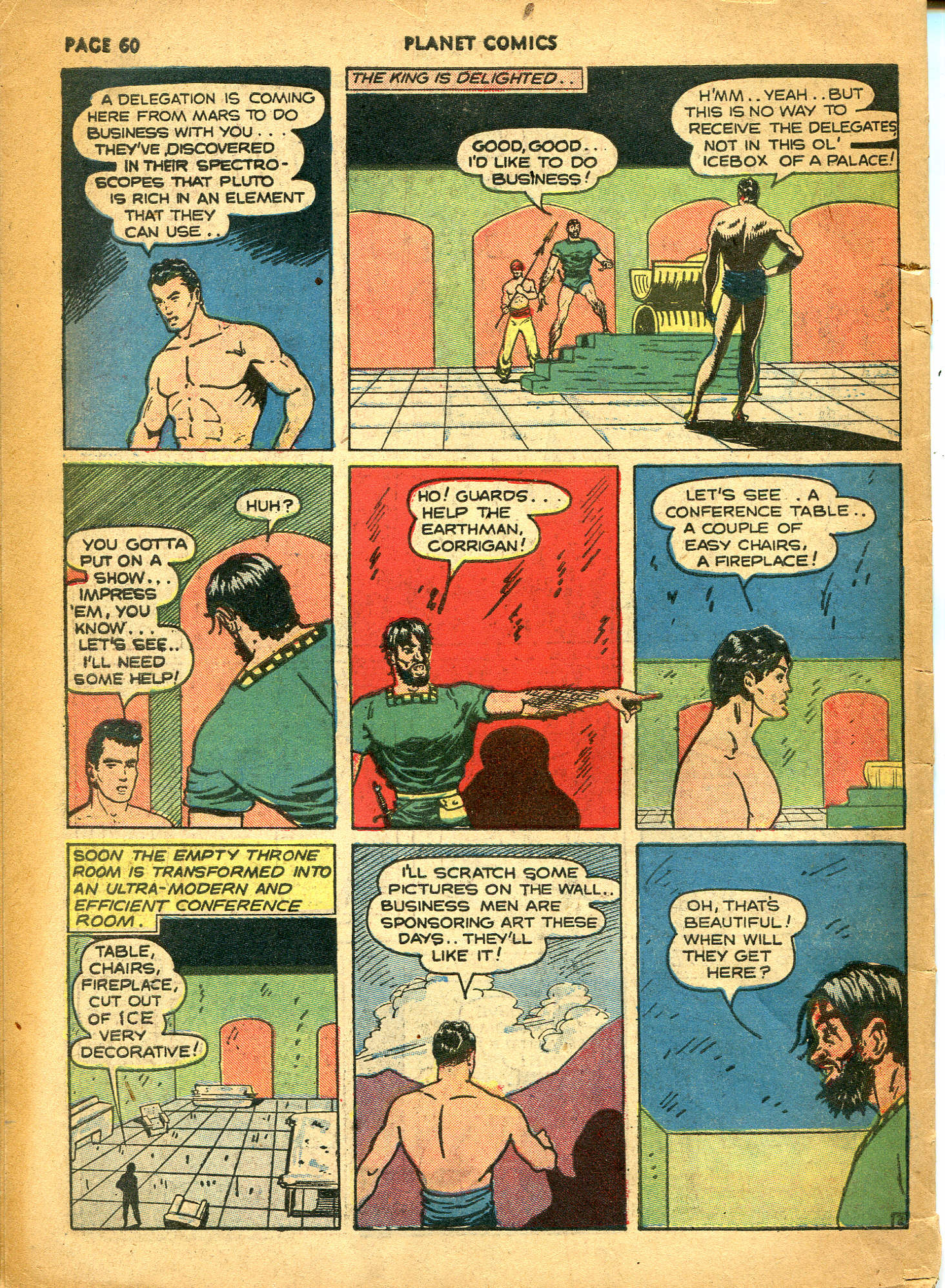Planet Comics #10 (Fiction House), page 62. Public domain (US).