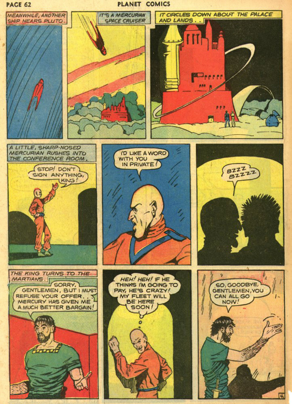 Planet Comics #10 (Fiction House), page 64. Public domain (US).