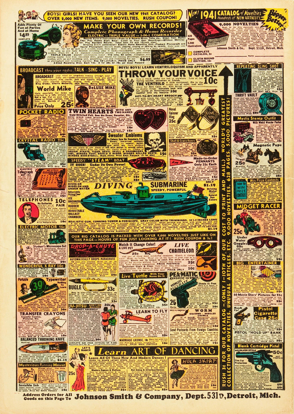 Planet Comics #10 (Fiction House), page 68. Public domain (US).