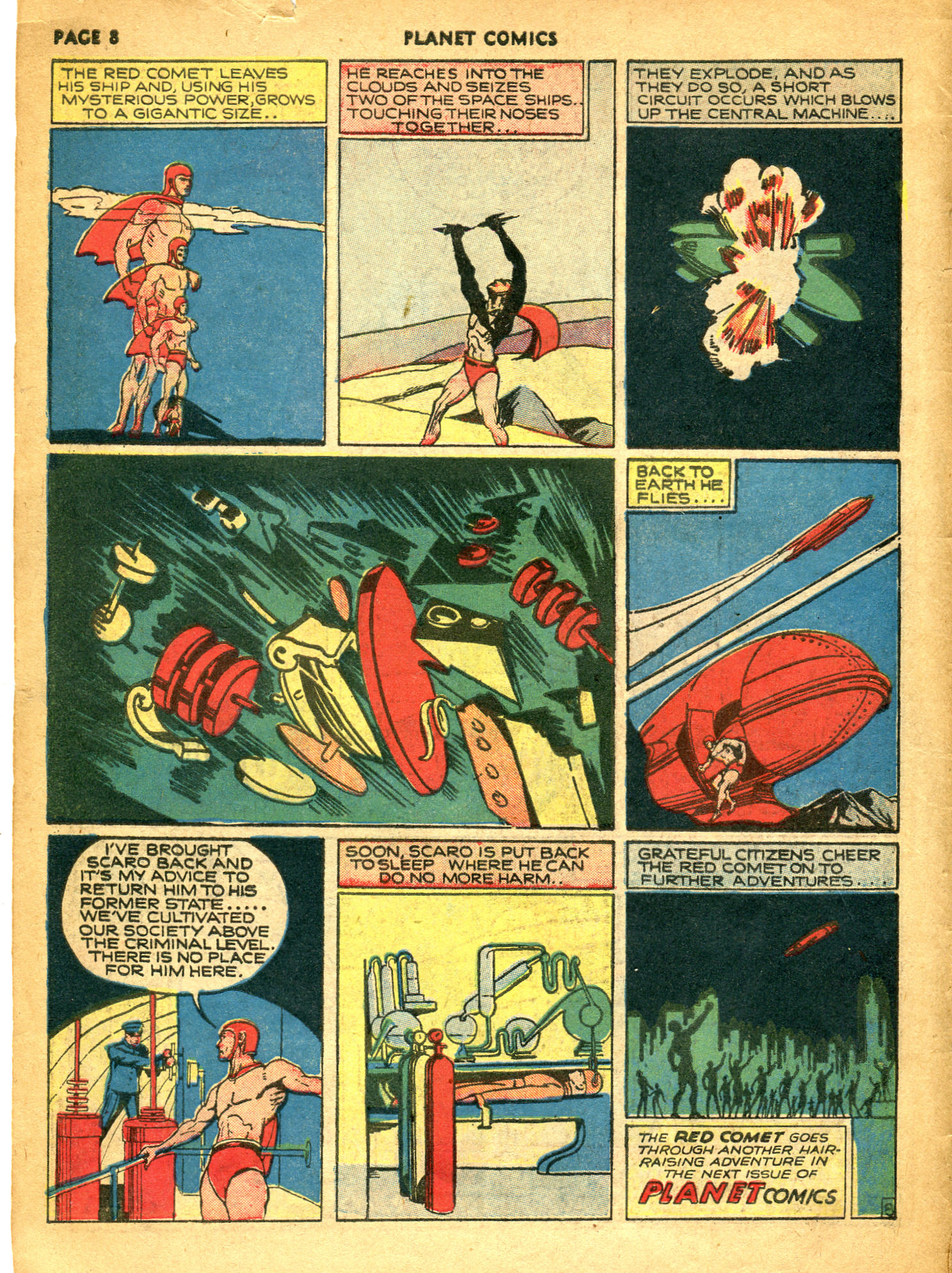 Planet Comics #10 (Fiction House), page 10. Public domain (US).