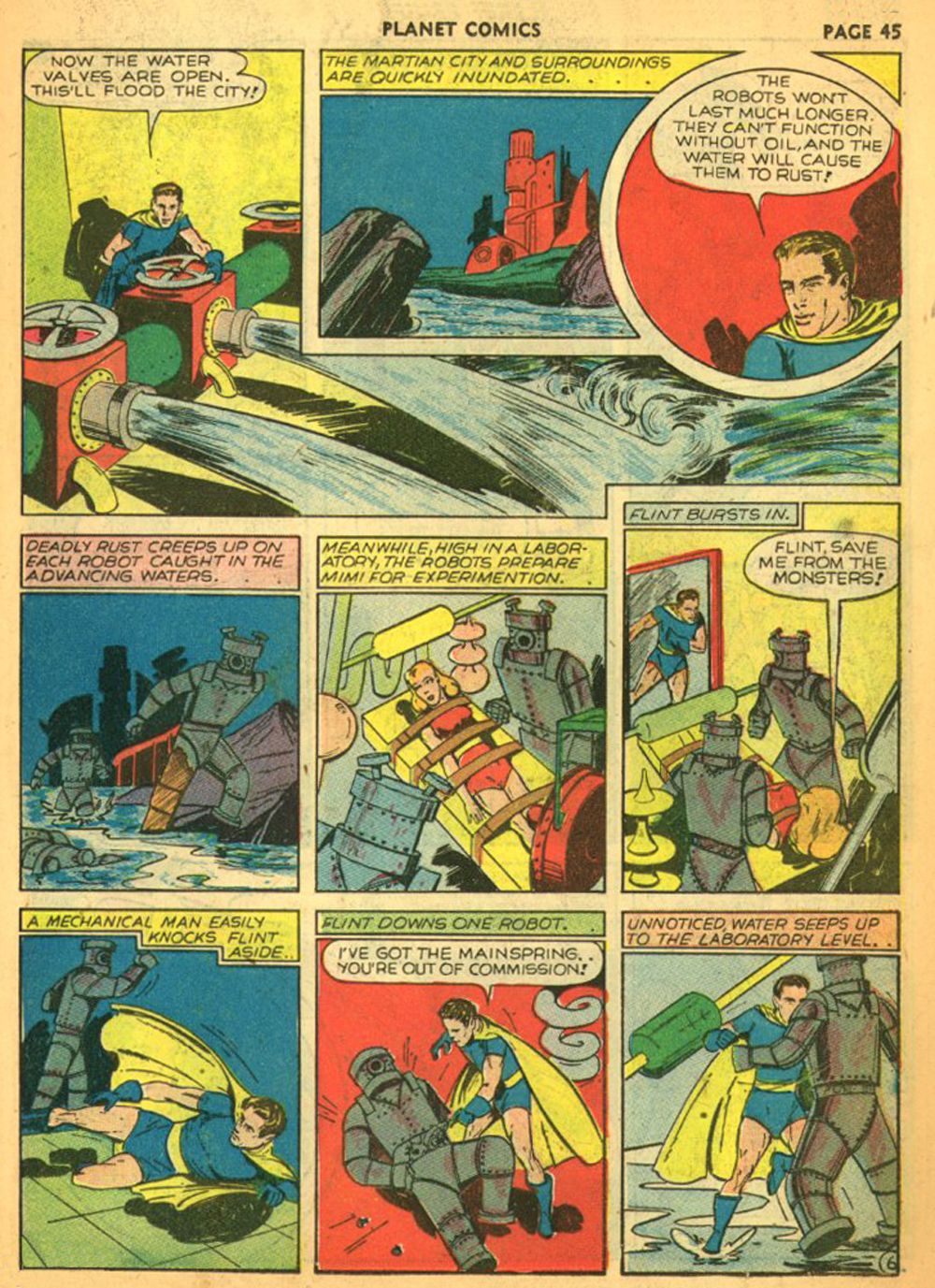 Planet Comics #11 (Fiction House), page 48. Public domain (US).