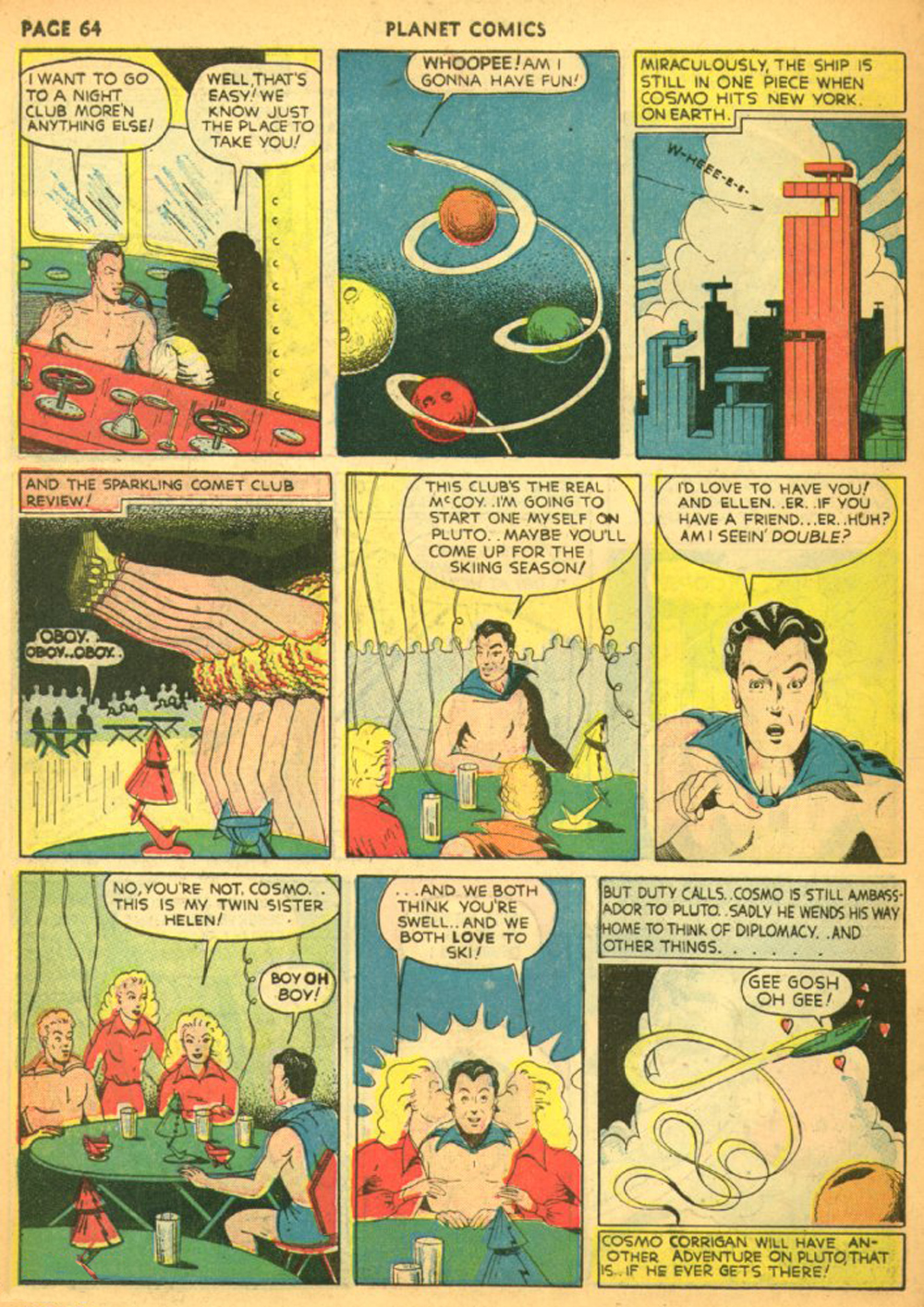 Planet Comics #11 (Fiction House), page 67. Public domain (US).