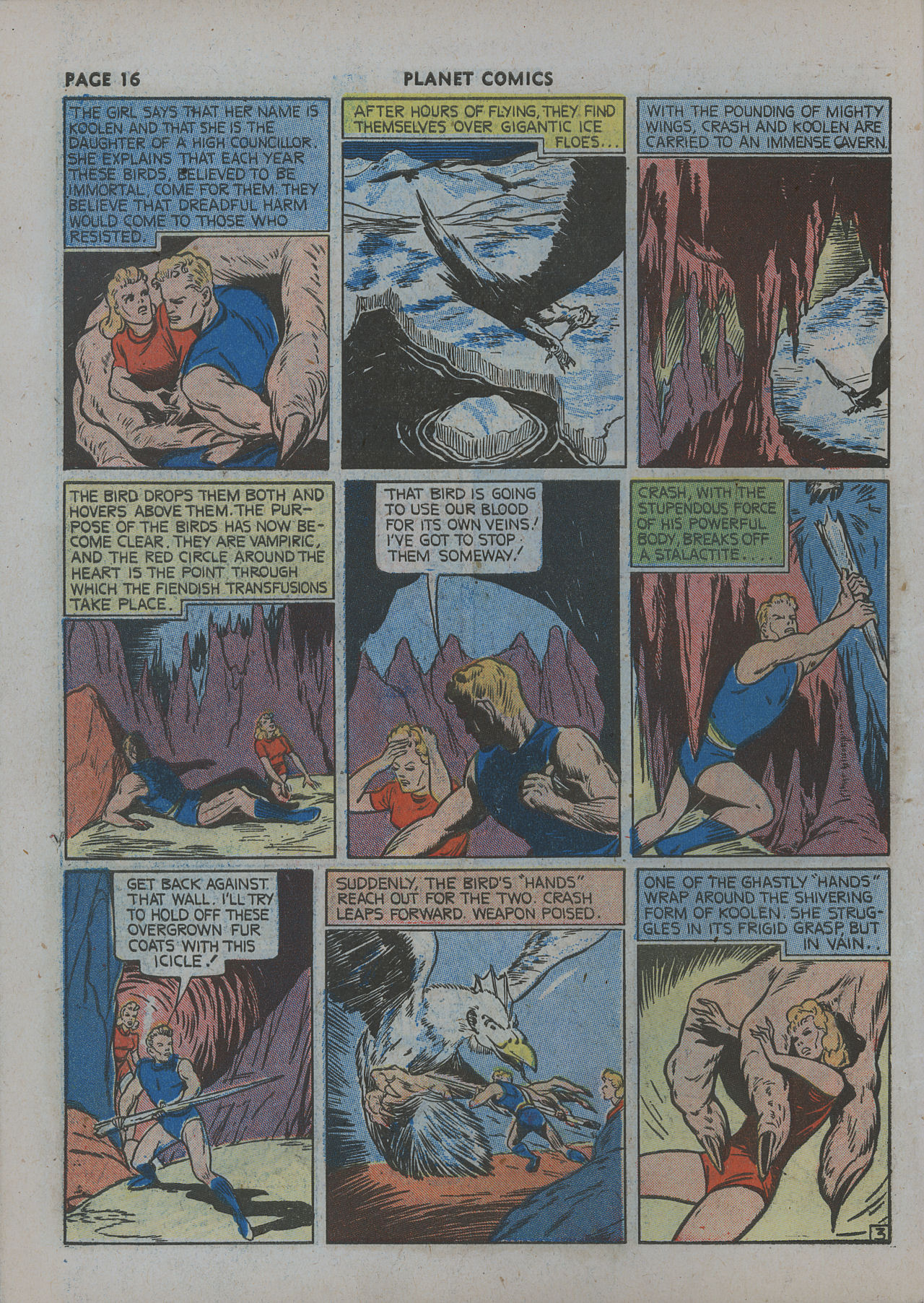 Planet Comics #12 (Fiction House), page 18. Public domain (US).