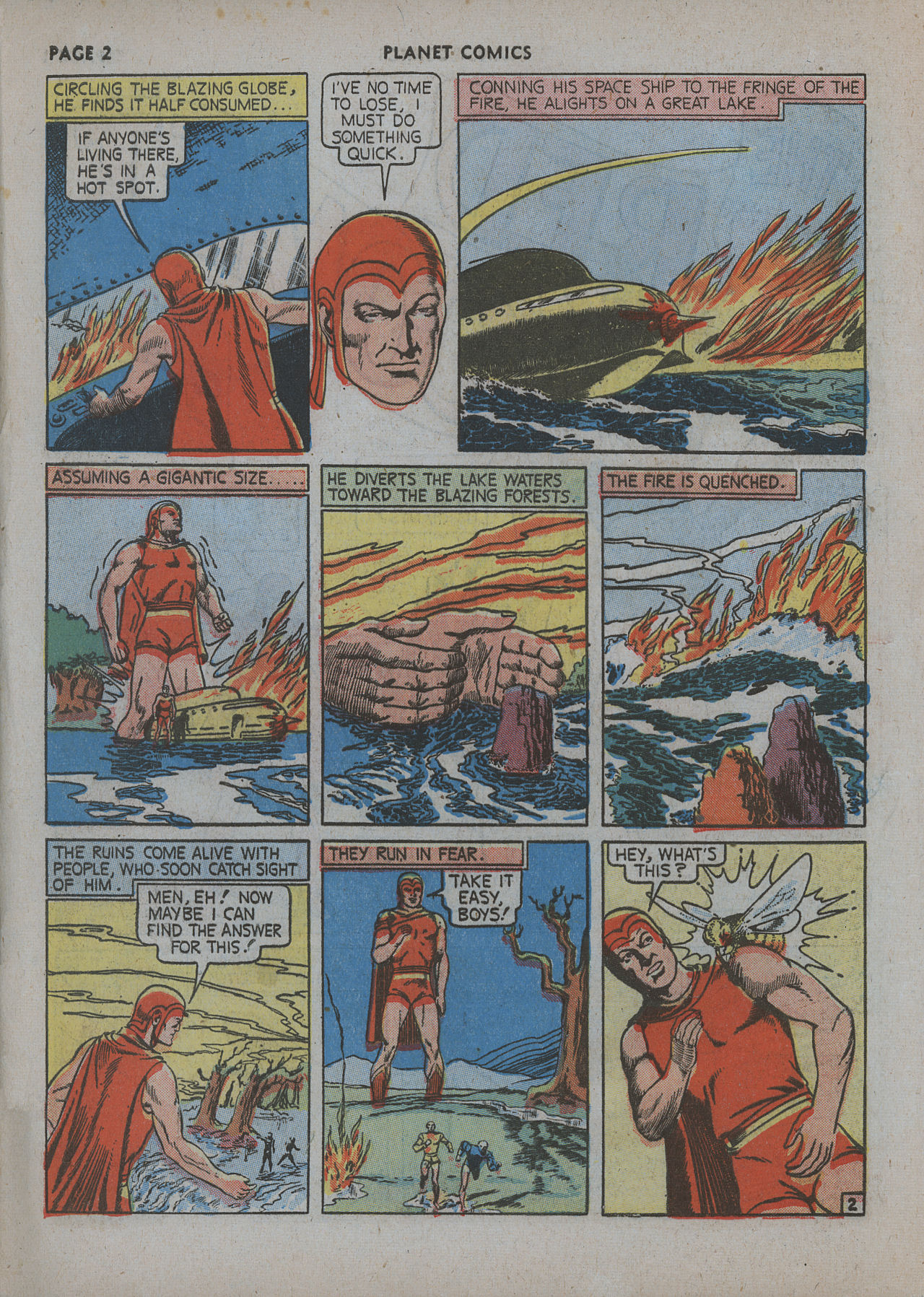 Planet Comics #12 (Fiction House), page 4. Public domain (US).
